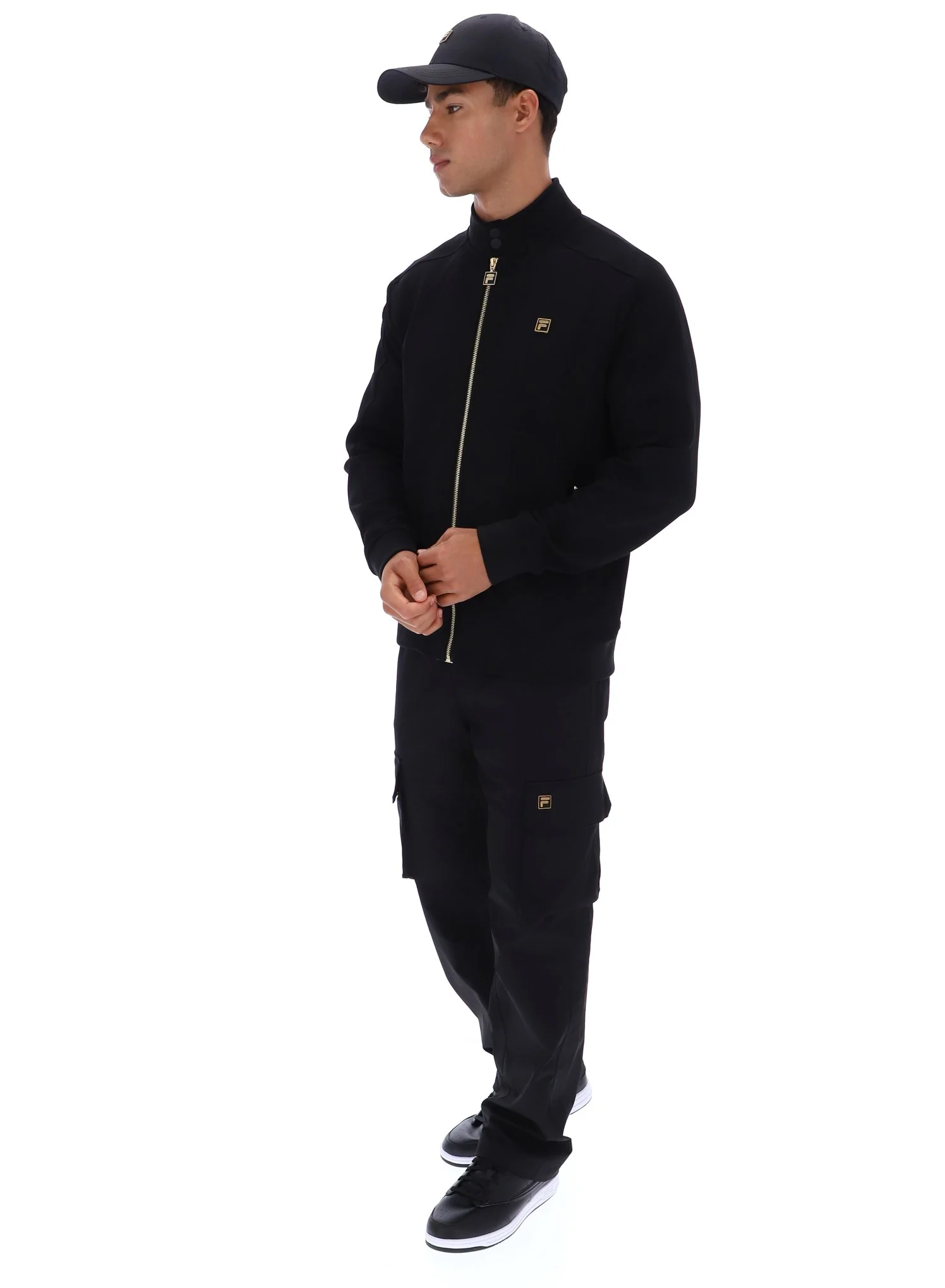 Black Davey Full Zip Track Top - Image 6