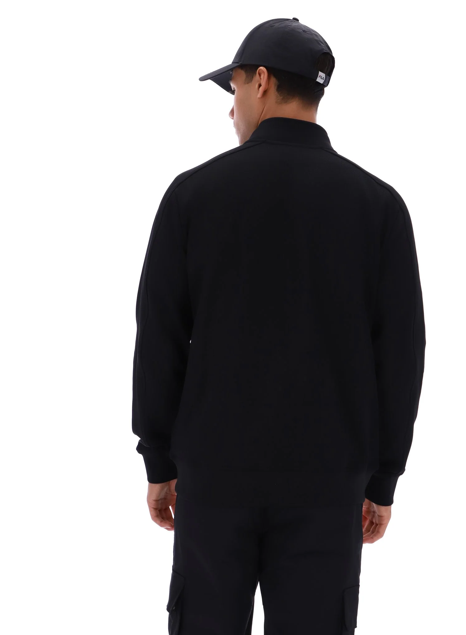 Black Davey Full Zip Track Top - Image 7