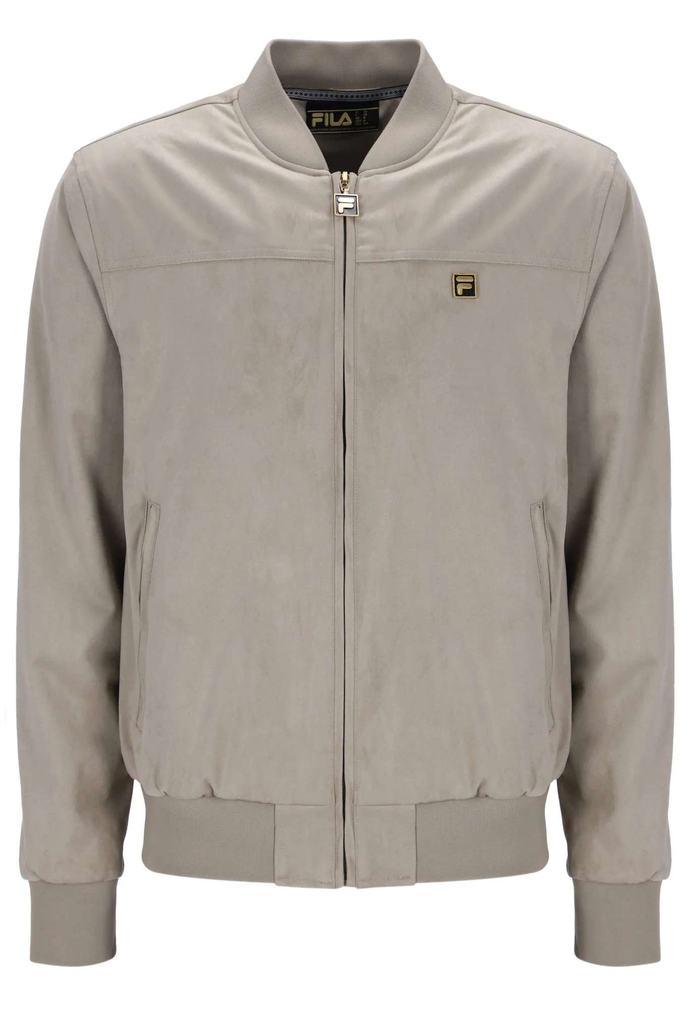 Vintage Khaki Dean Full Zip Faux Suede Jacket - Image 8