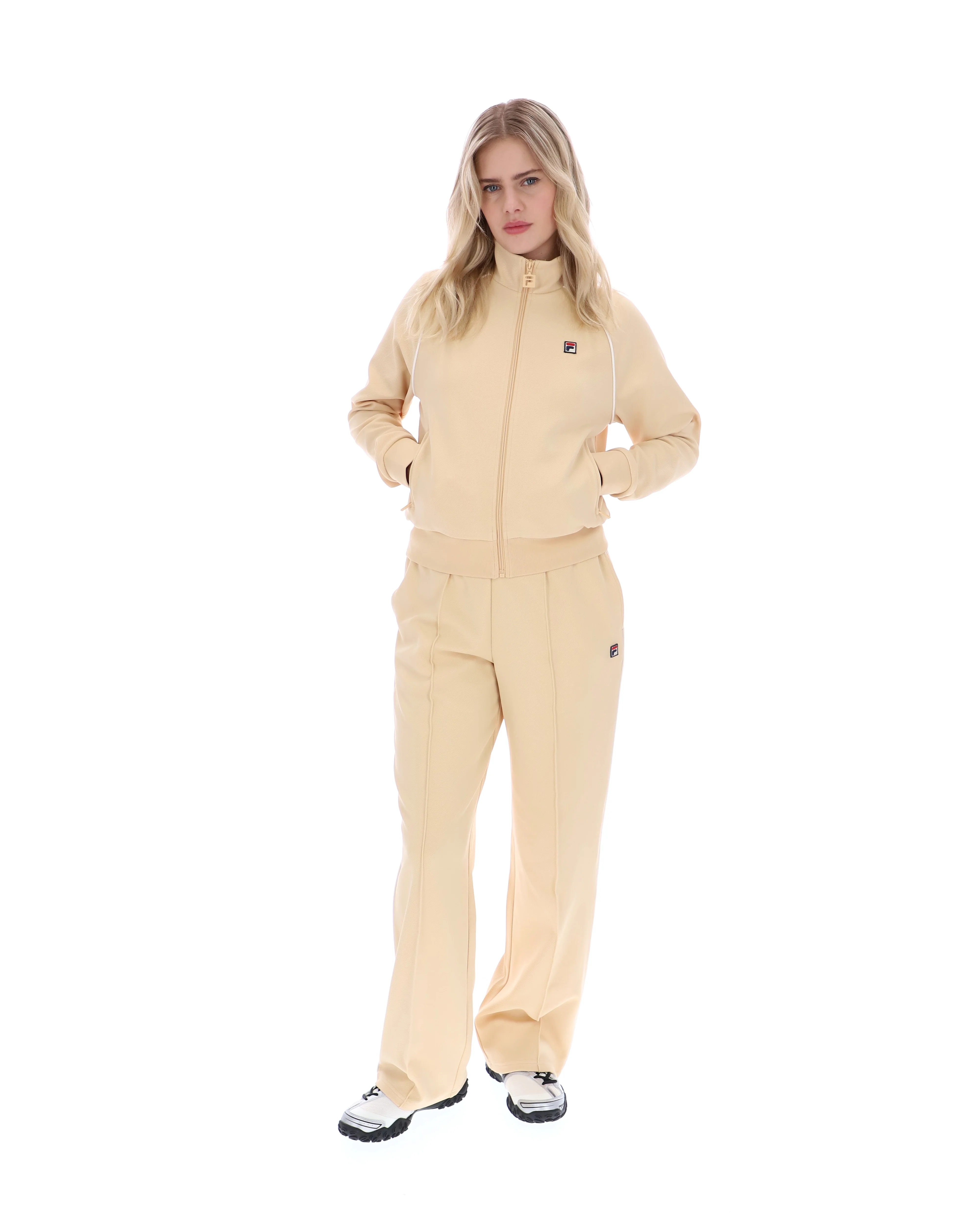 Classic Beige Diano Track Top - Image 5