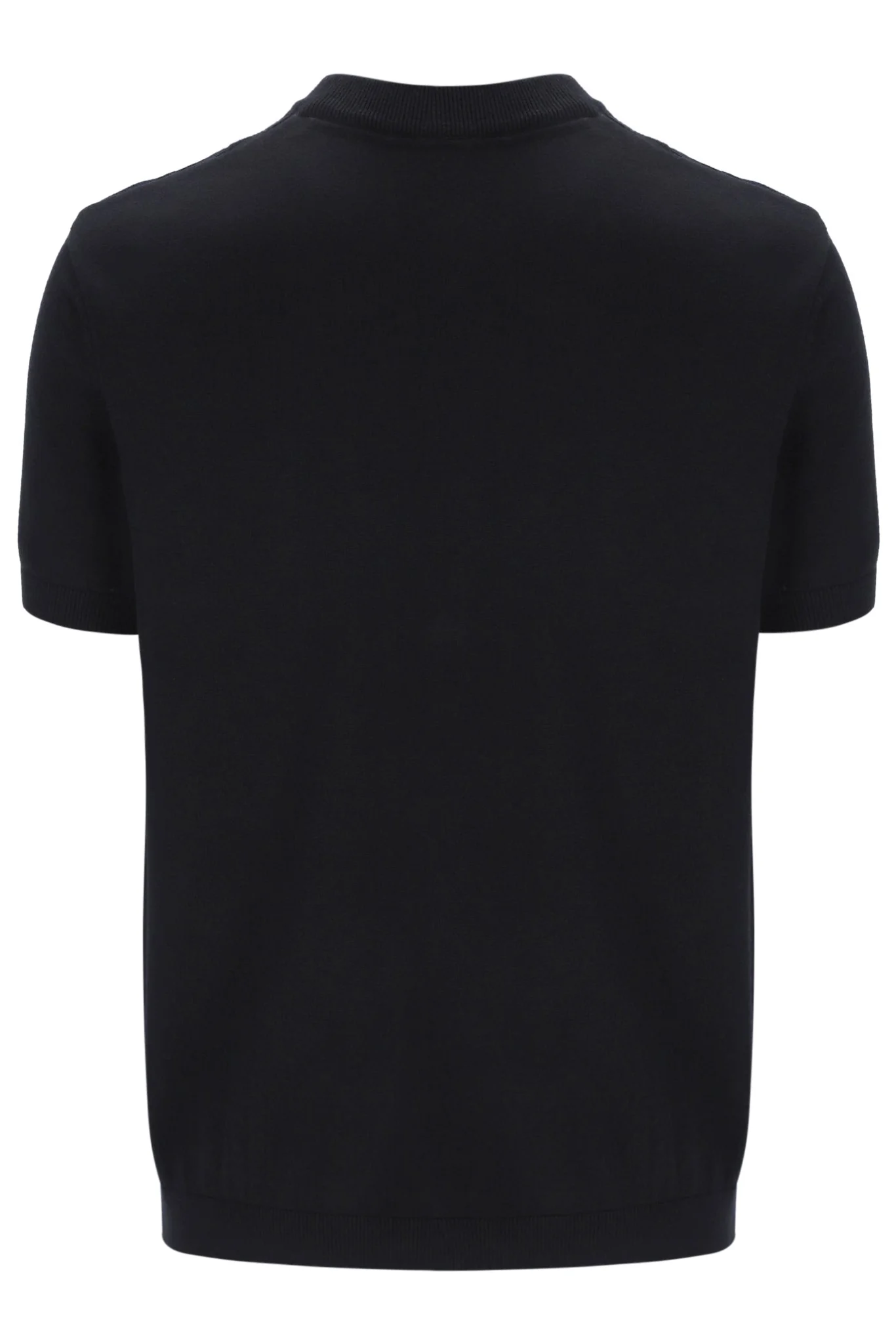 Black Don Textured Knitted T-Shirt - Image 9