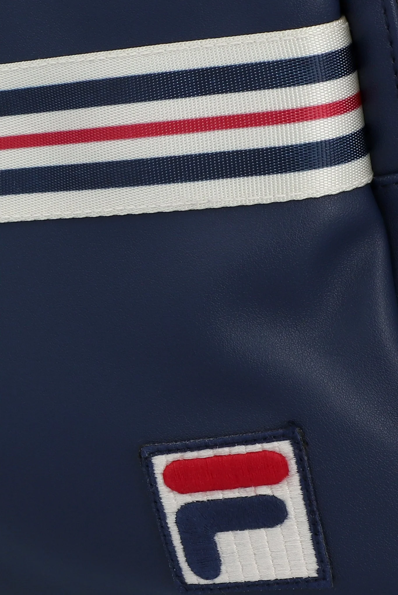 Fila Navy Durnes Faux Leather Flight Bag - Image 4
