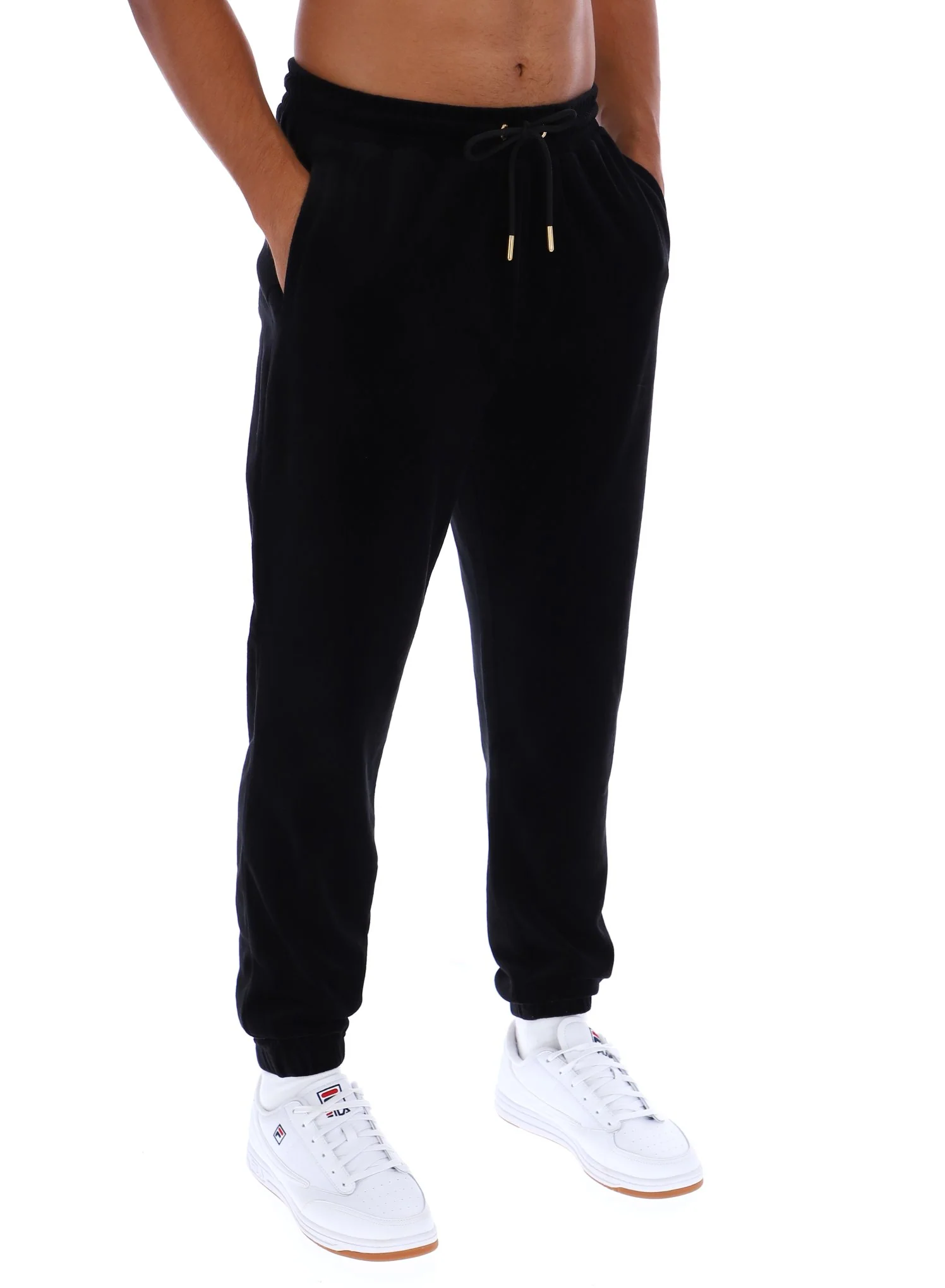 Black Eddie Velour Track Pant - Image 4