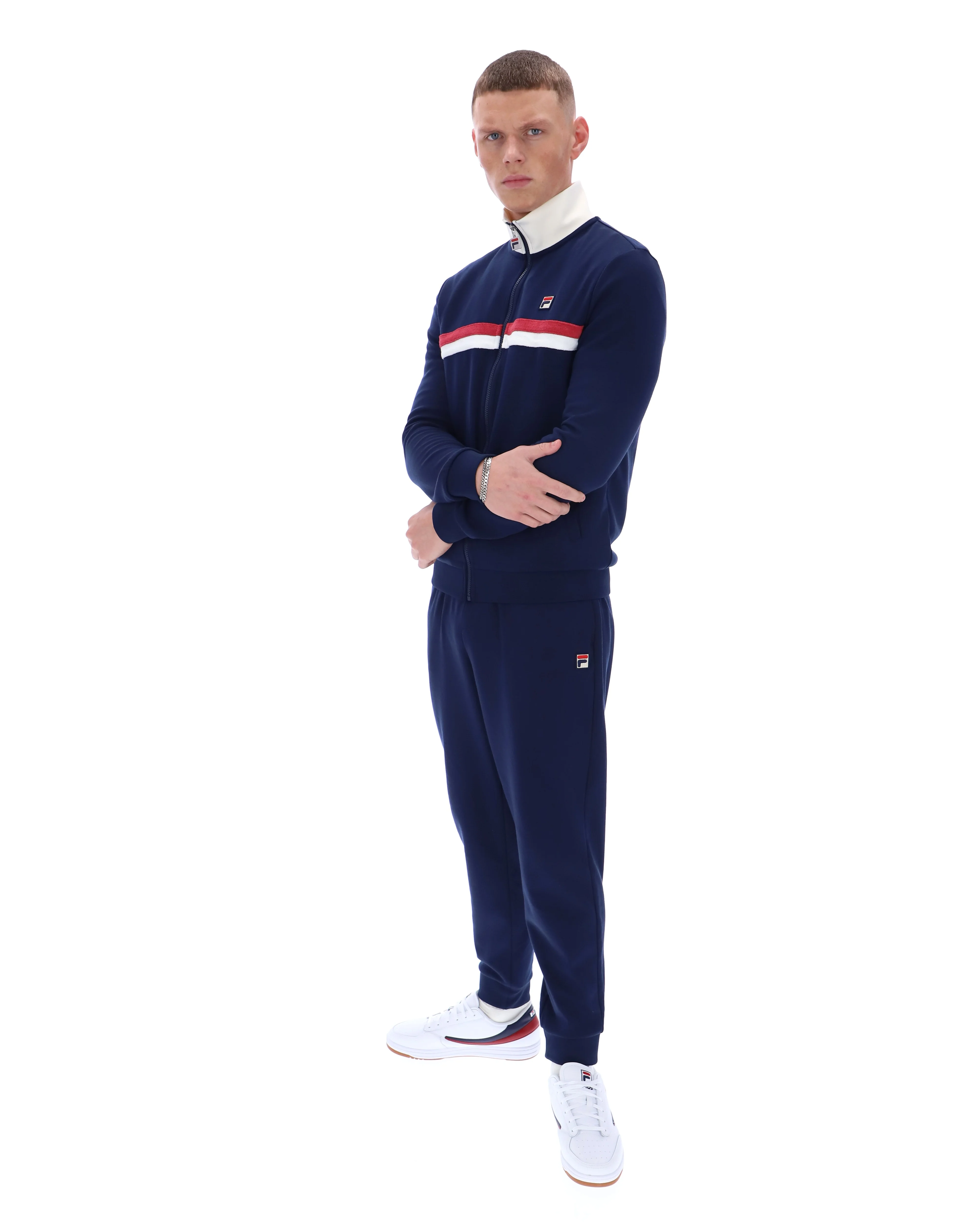 Fila Navy Enrico Track Top - Image 3