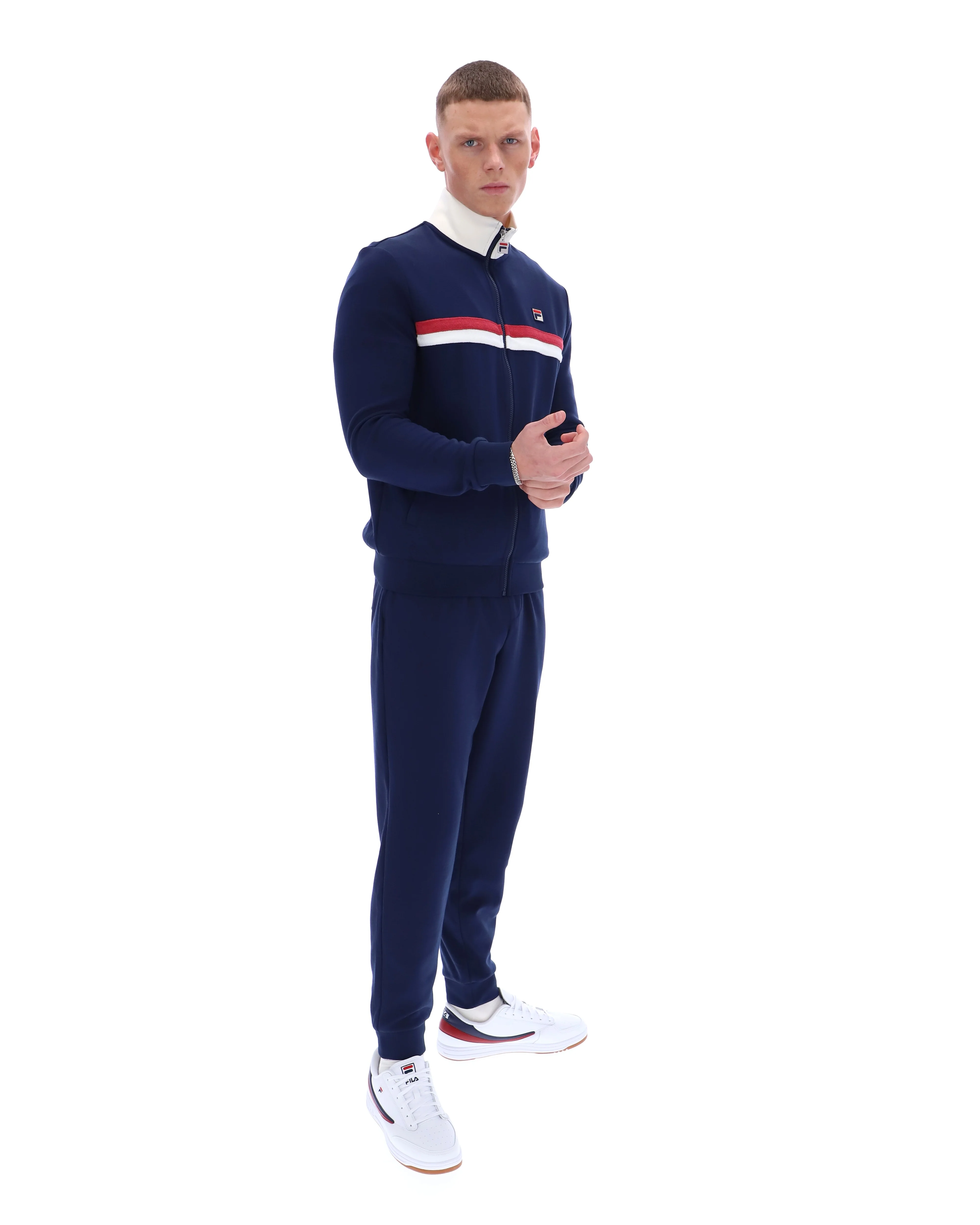 Fila Navy Enrico Track Top - Image 5