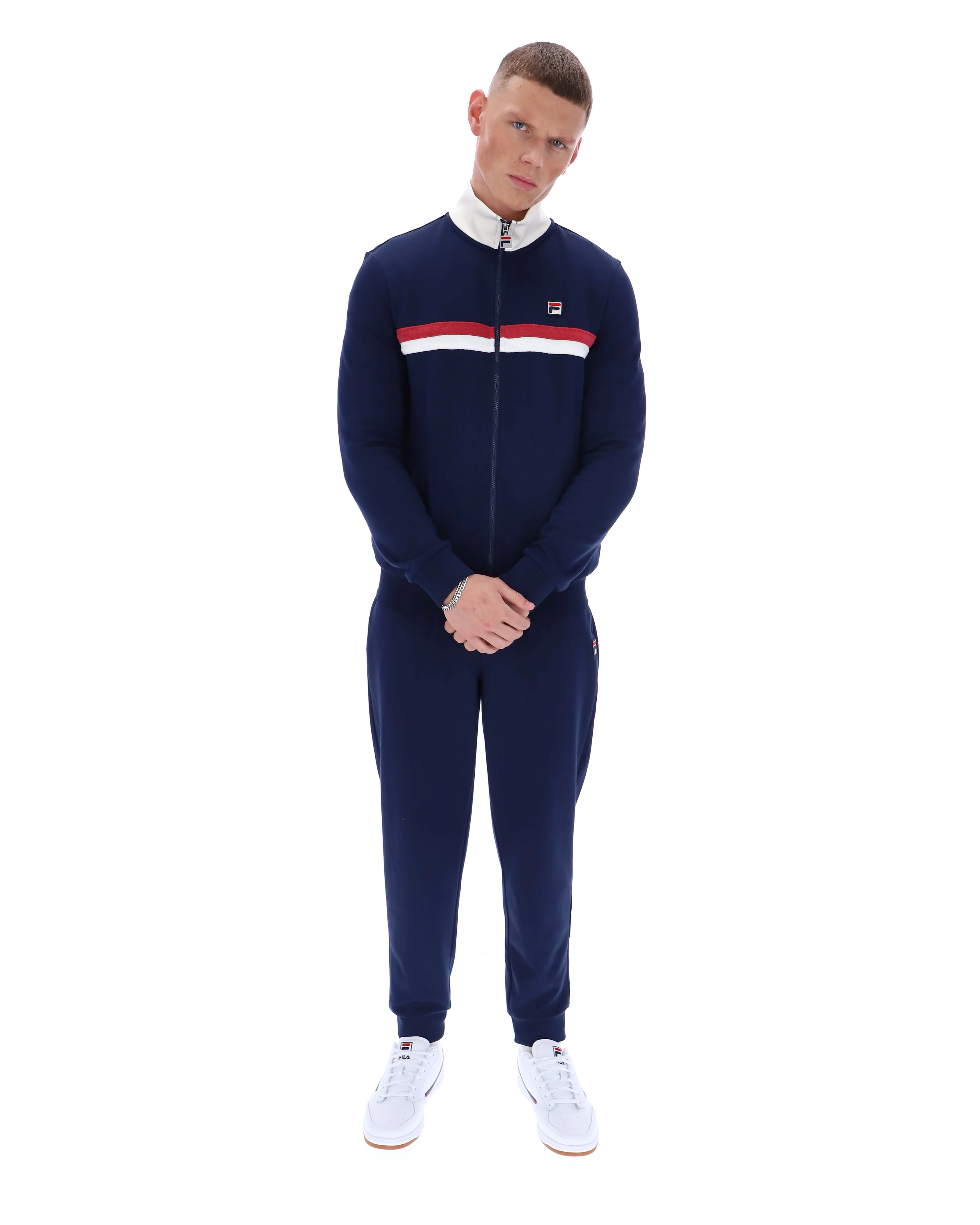 Fila Navy Enrico Track Top - Image 6