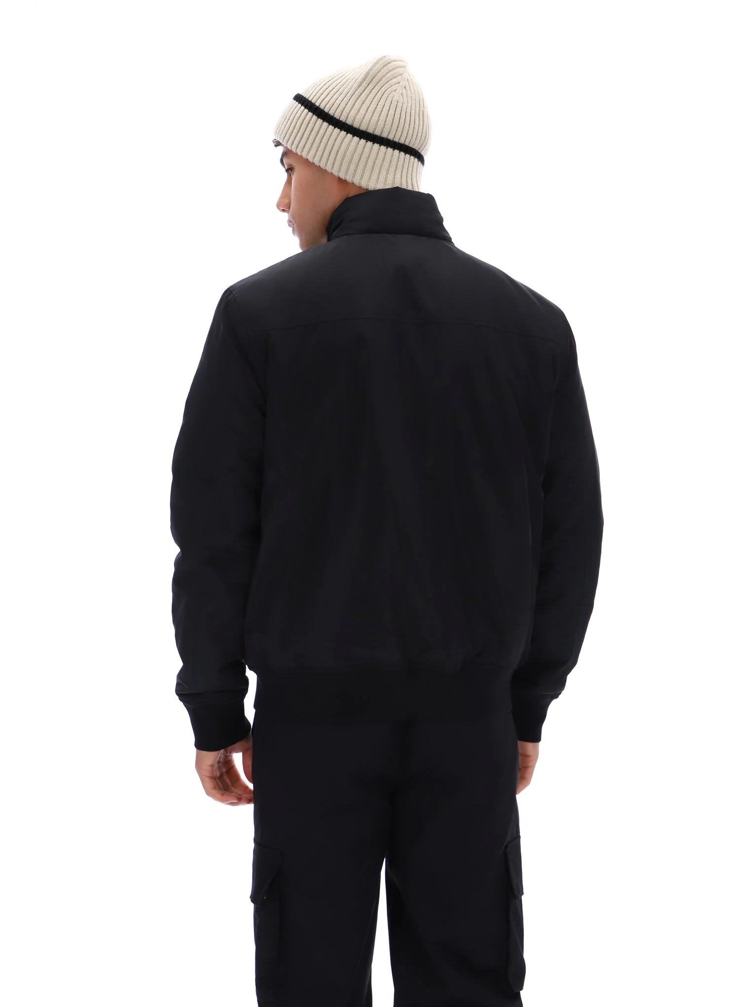 Black Etton Bomber Jacket - Image 8