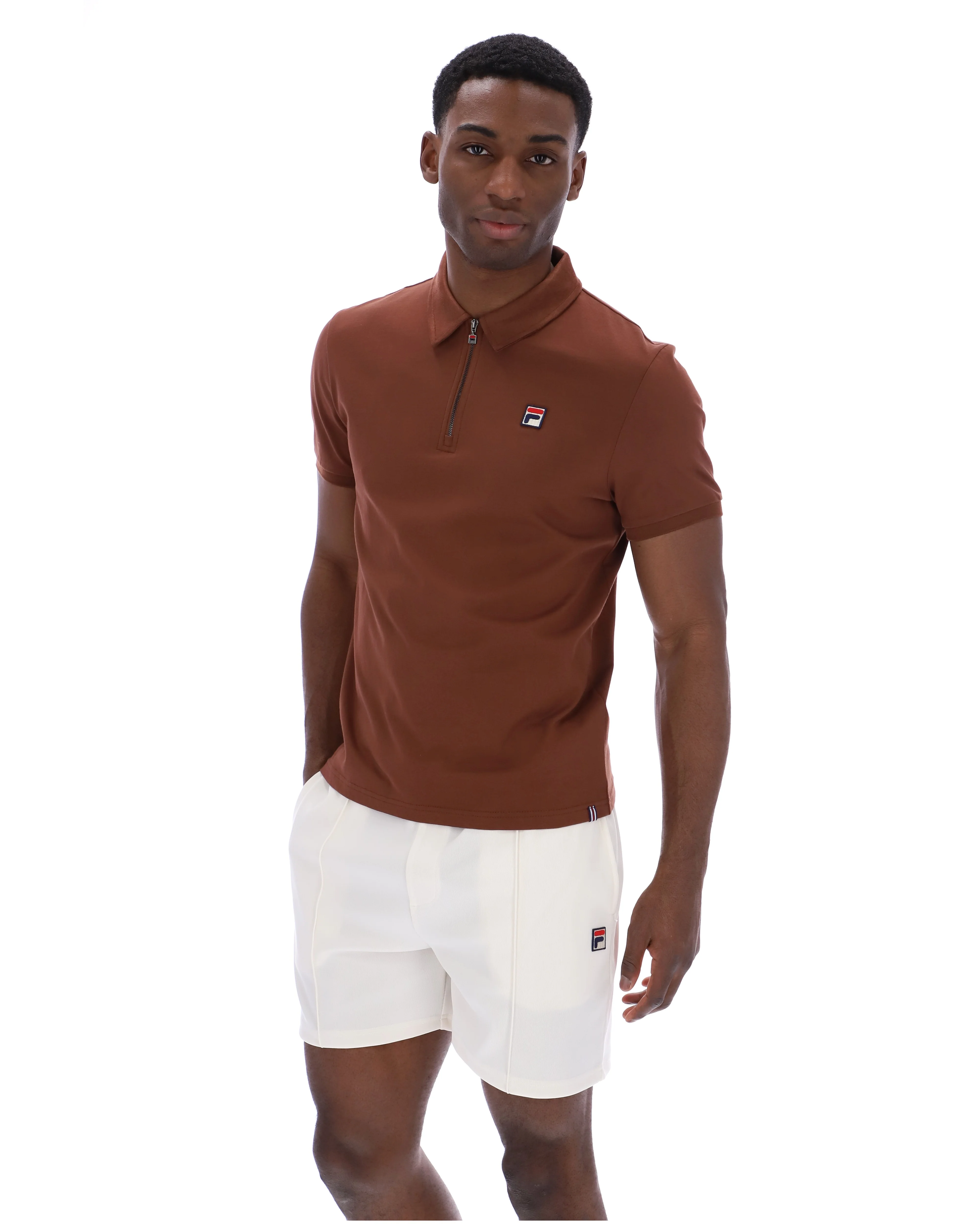Cappuccino Ettore Zip Polo - Image 3