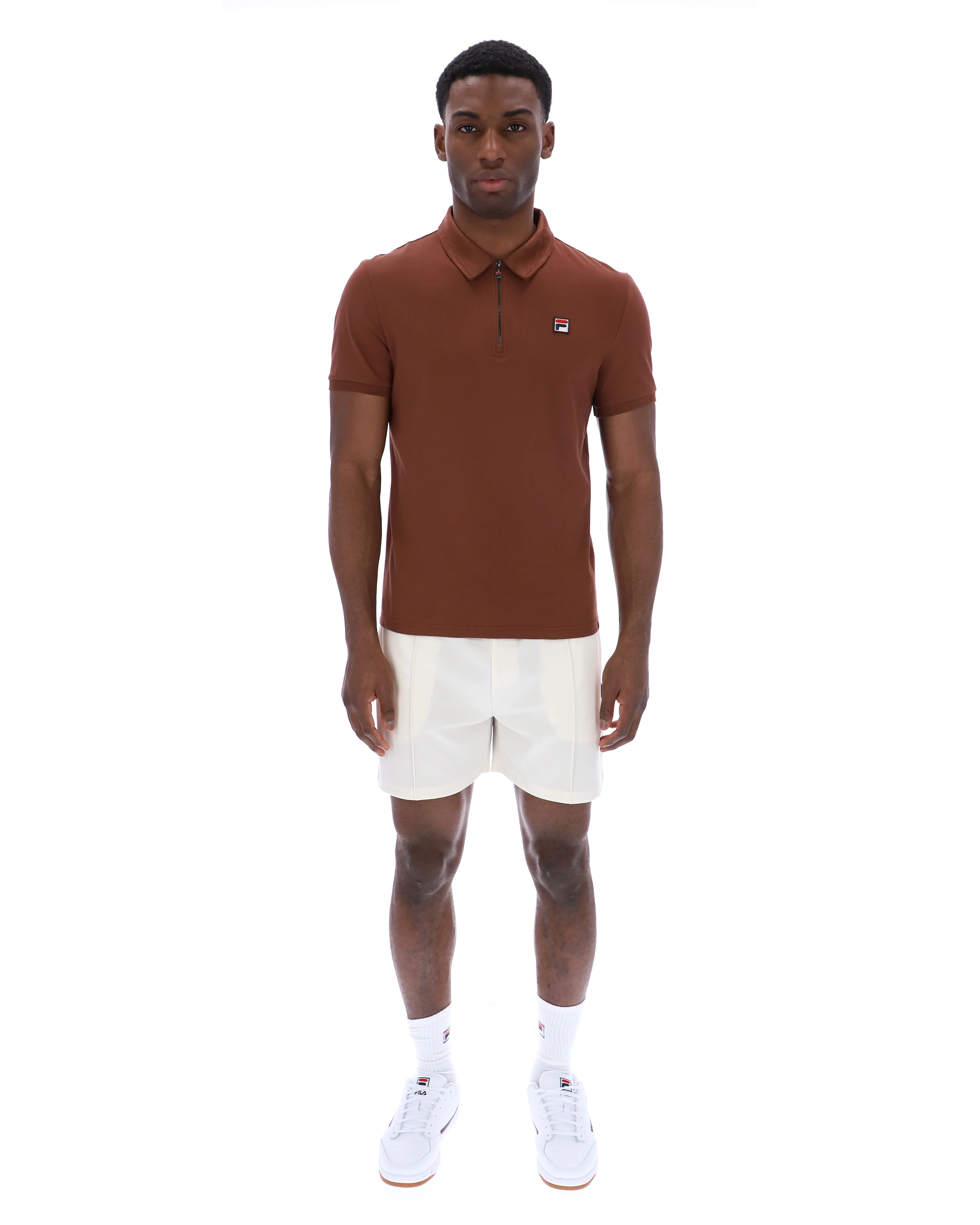 Cappuccino Ettore Zip Polo - Image 4