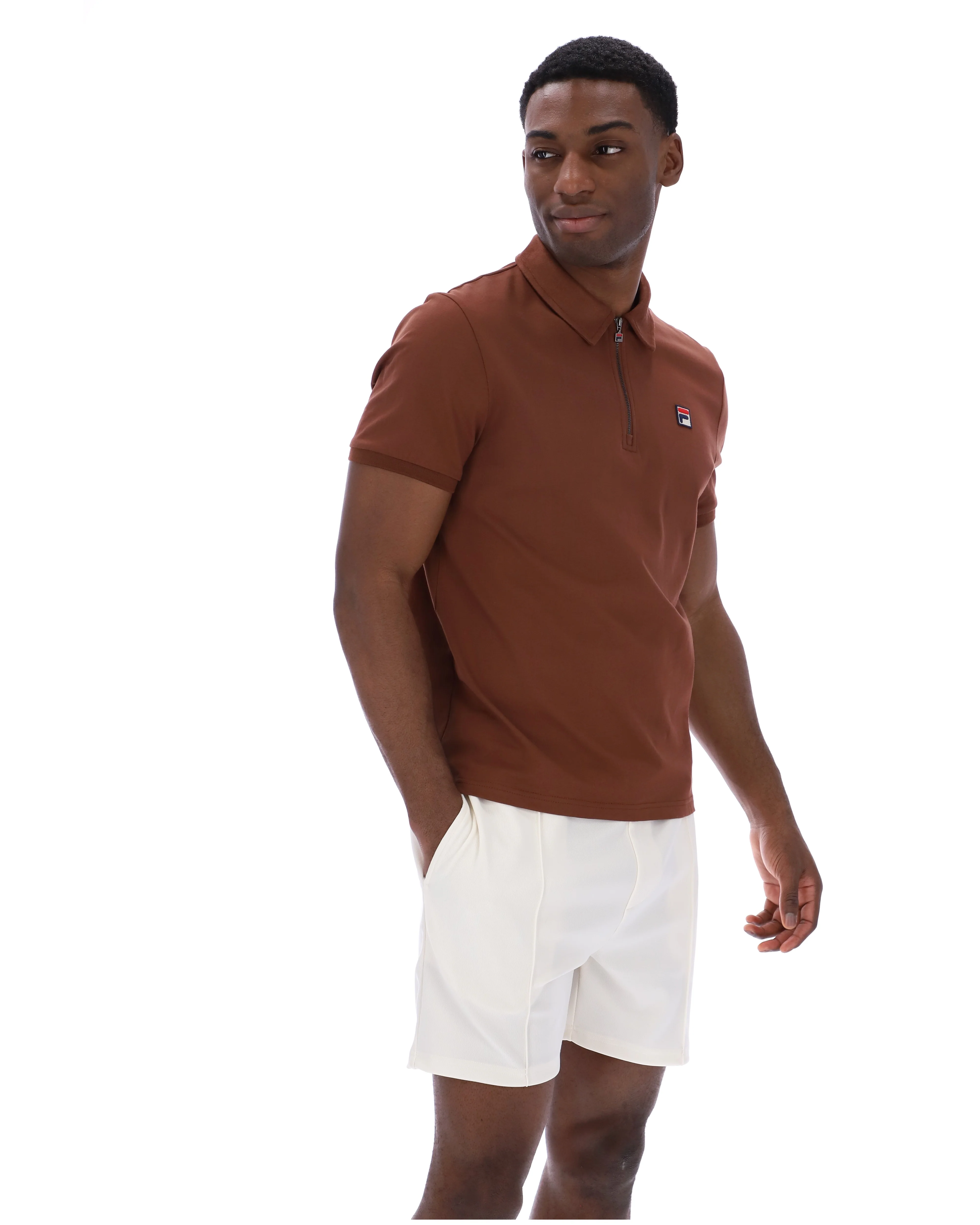 Cappuccino Ettore Zip Polo - Image 5