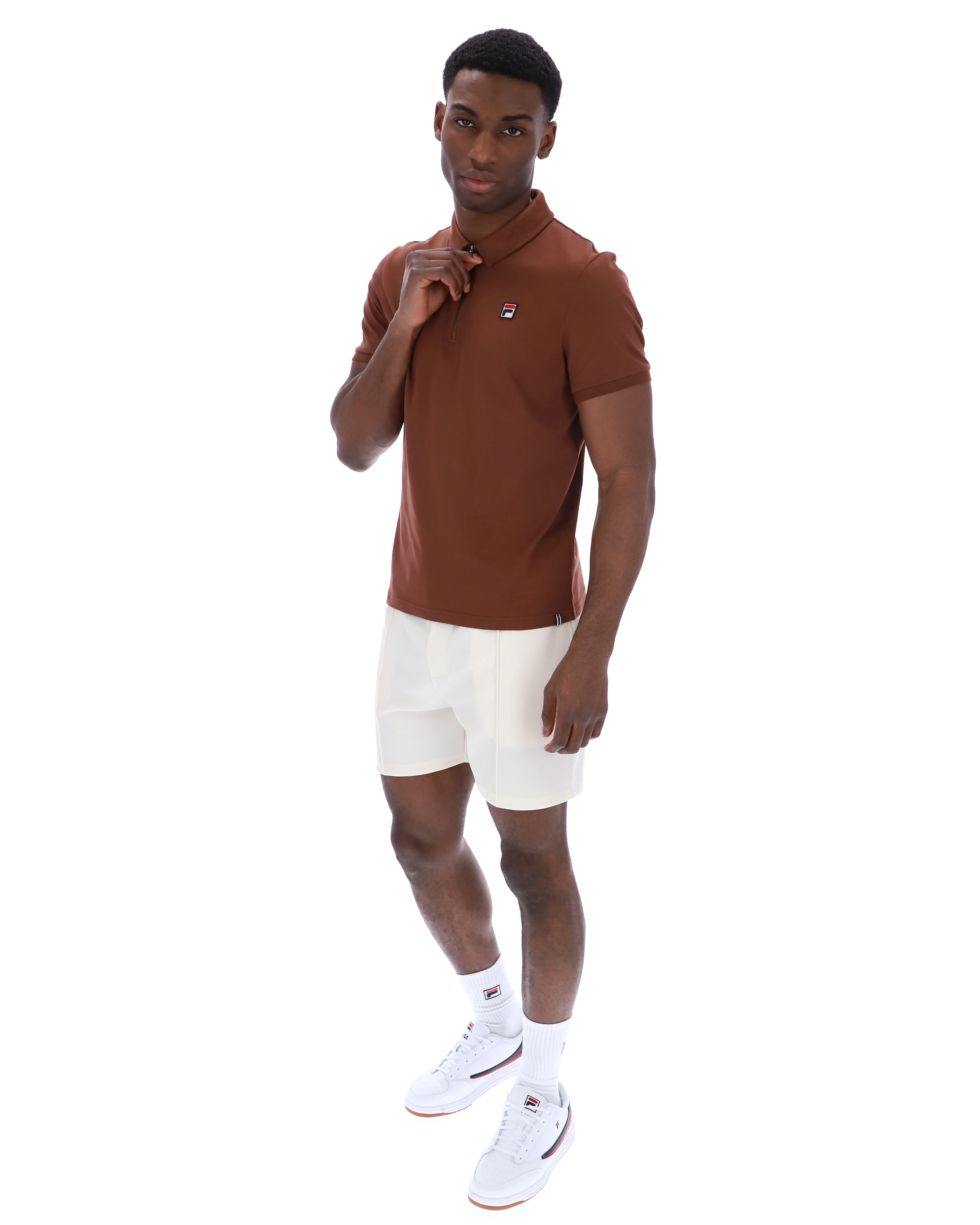 Cappuccino Ettore Zip Polo - Image 6
