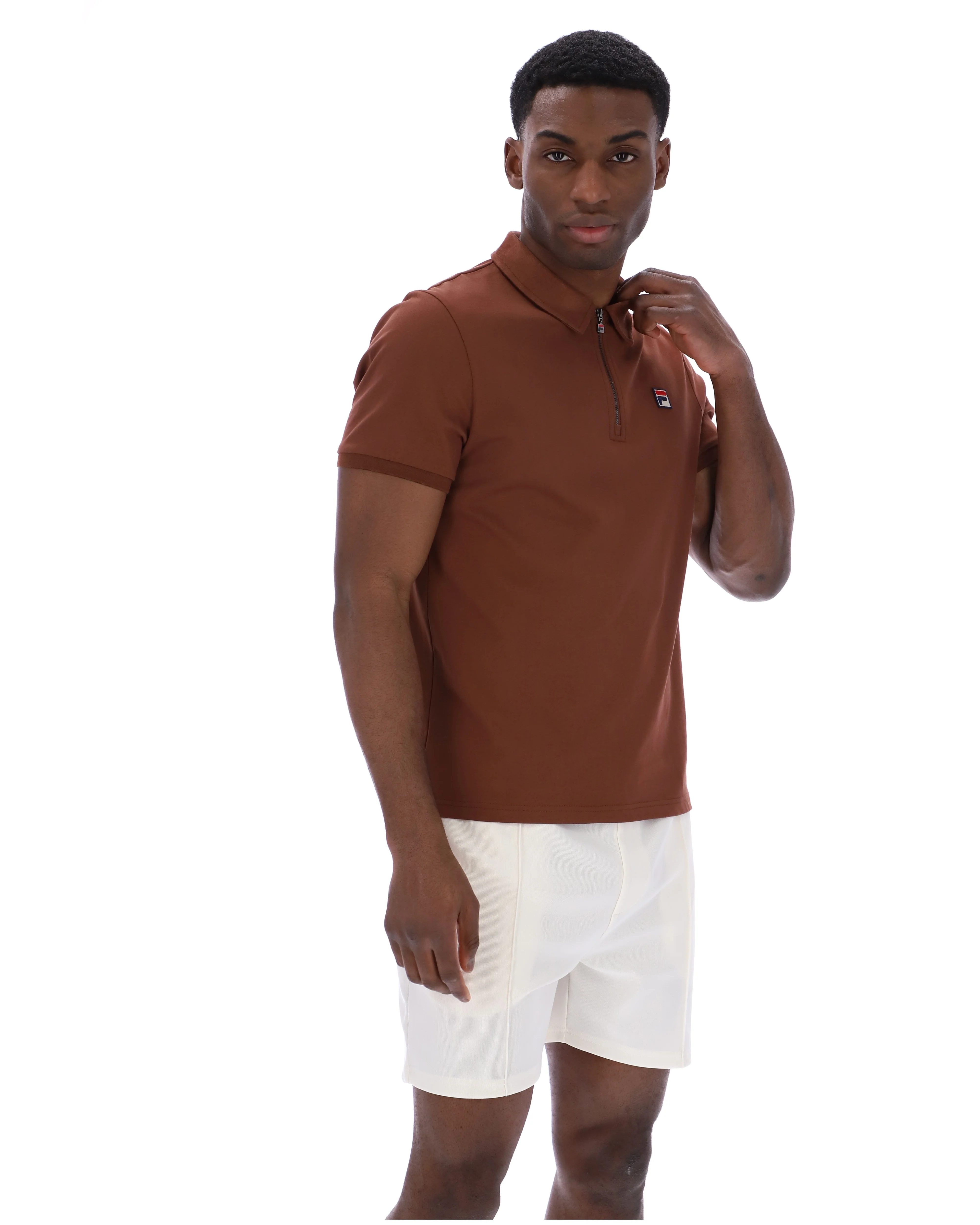 Cappuccino Ettore Zip Polo - Image 7