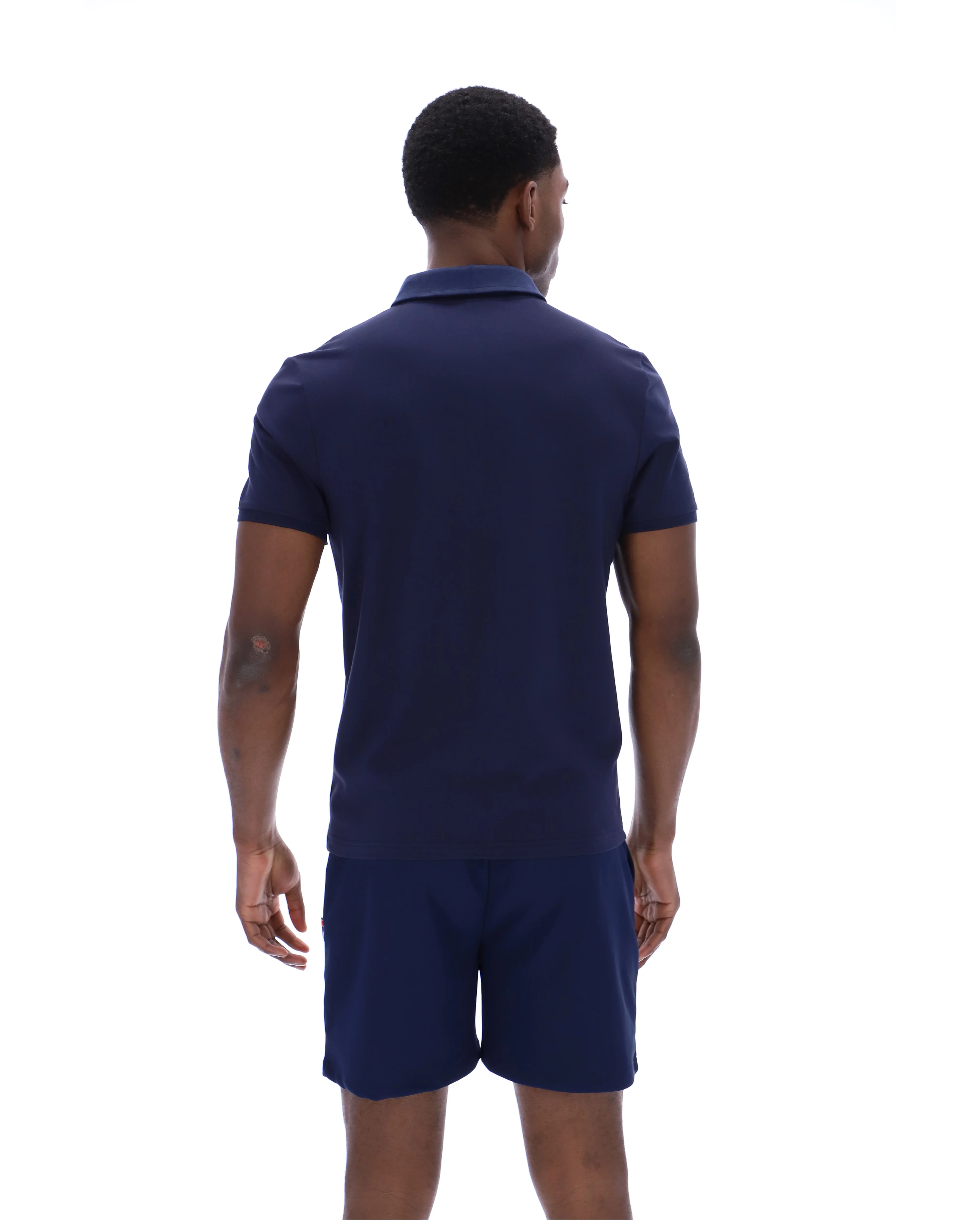 Fila Navy Ettore Zip Polo - Image 8