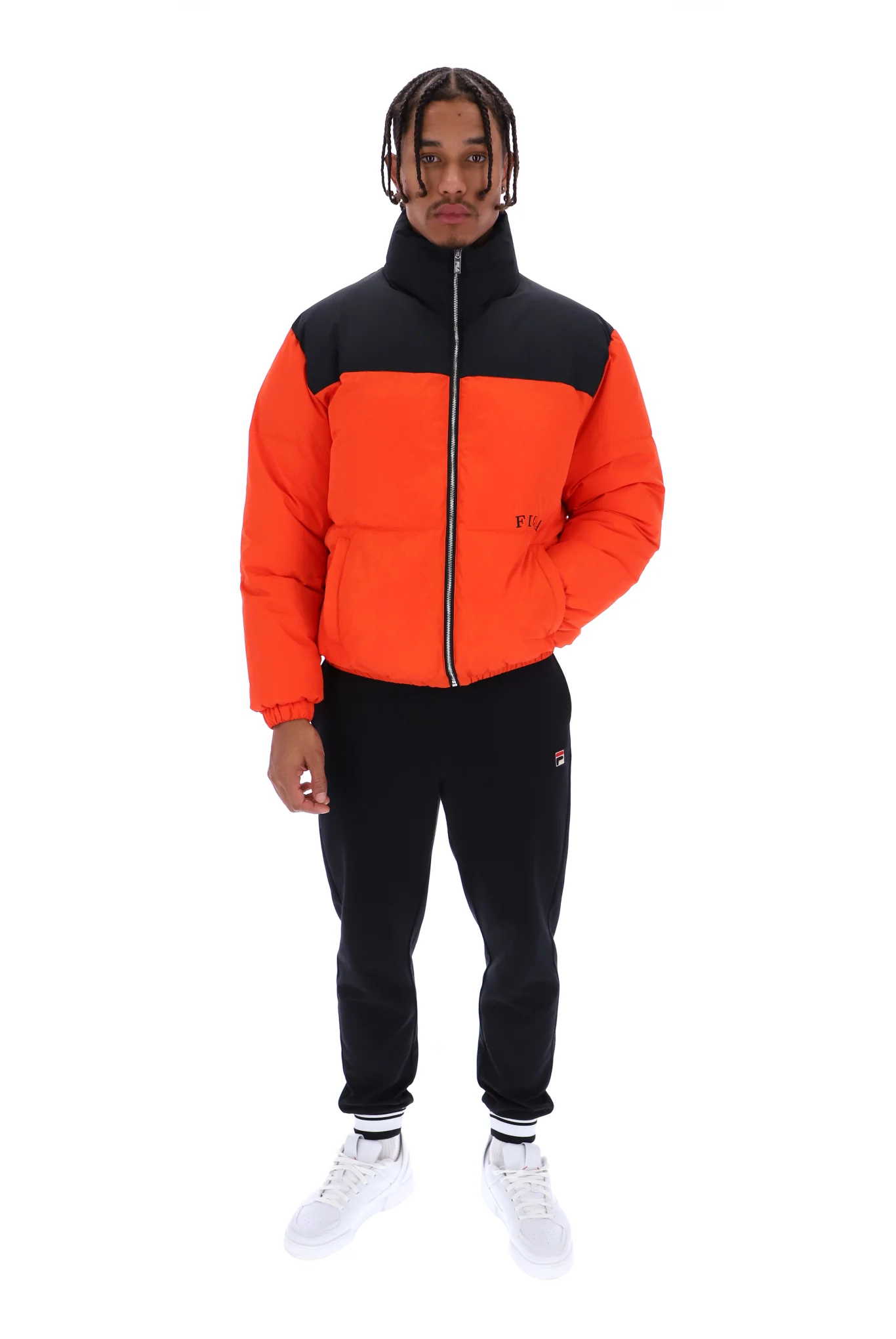 Tangerine Tango Evan Unisex Panelled Puffer Jacket - Image 5