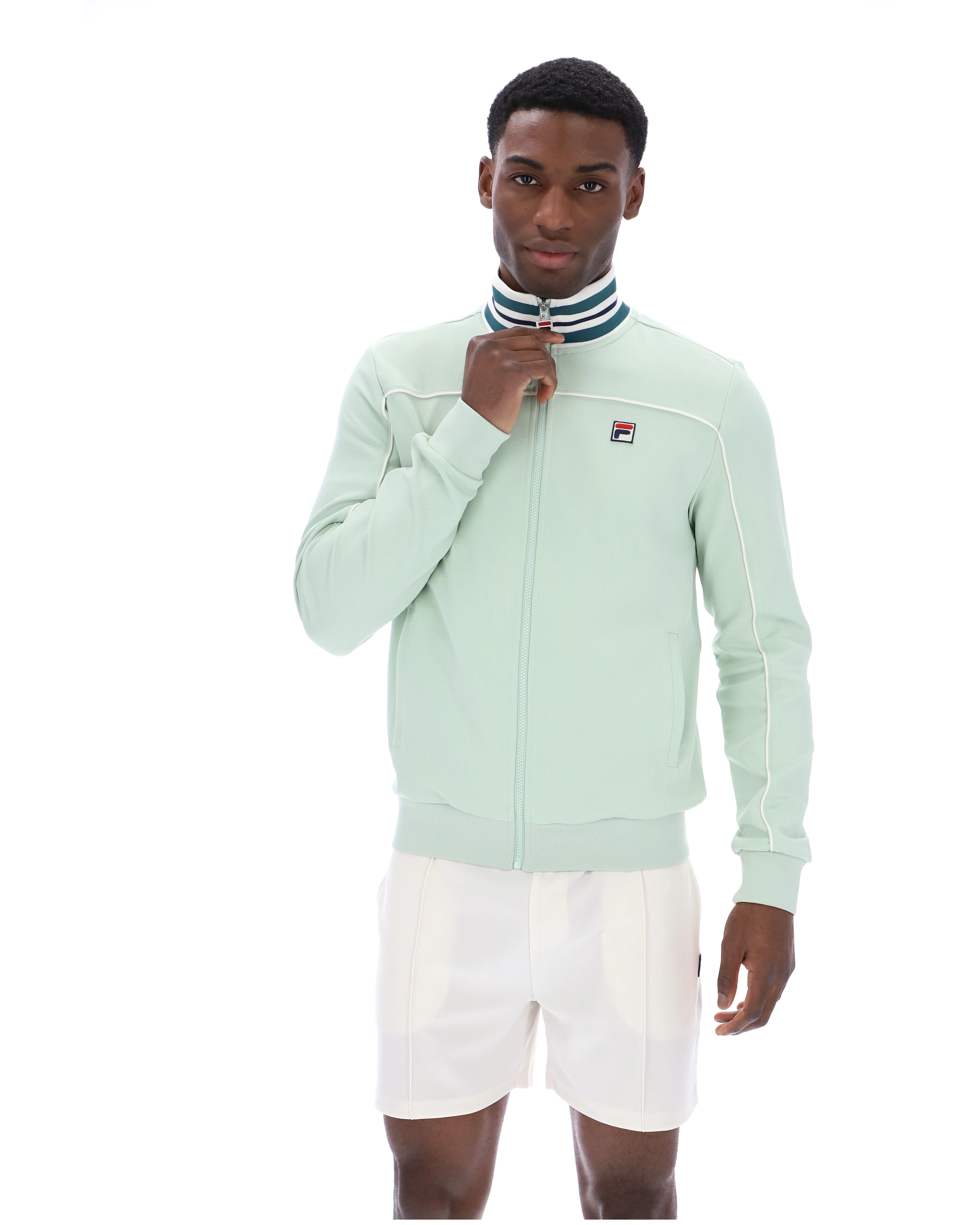 Surf Spray Federico Tipped Neck Track Top - Image 5