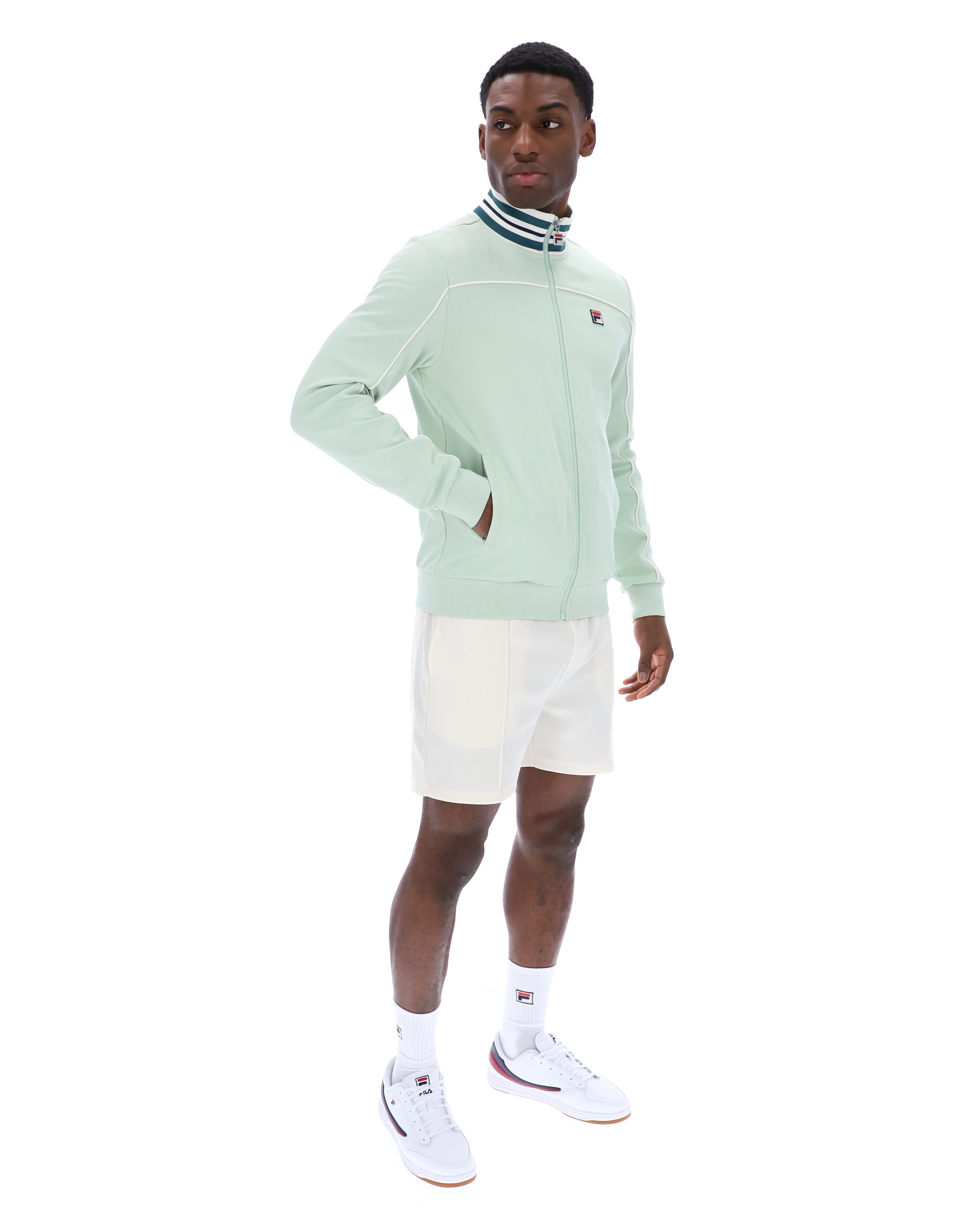 Surf Spray Federico Tipped Neck Track Top - Image 6