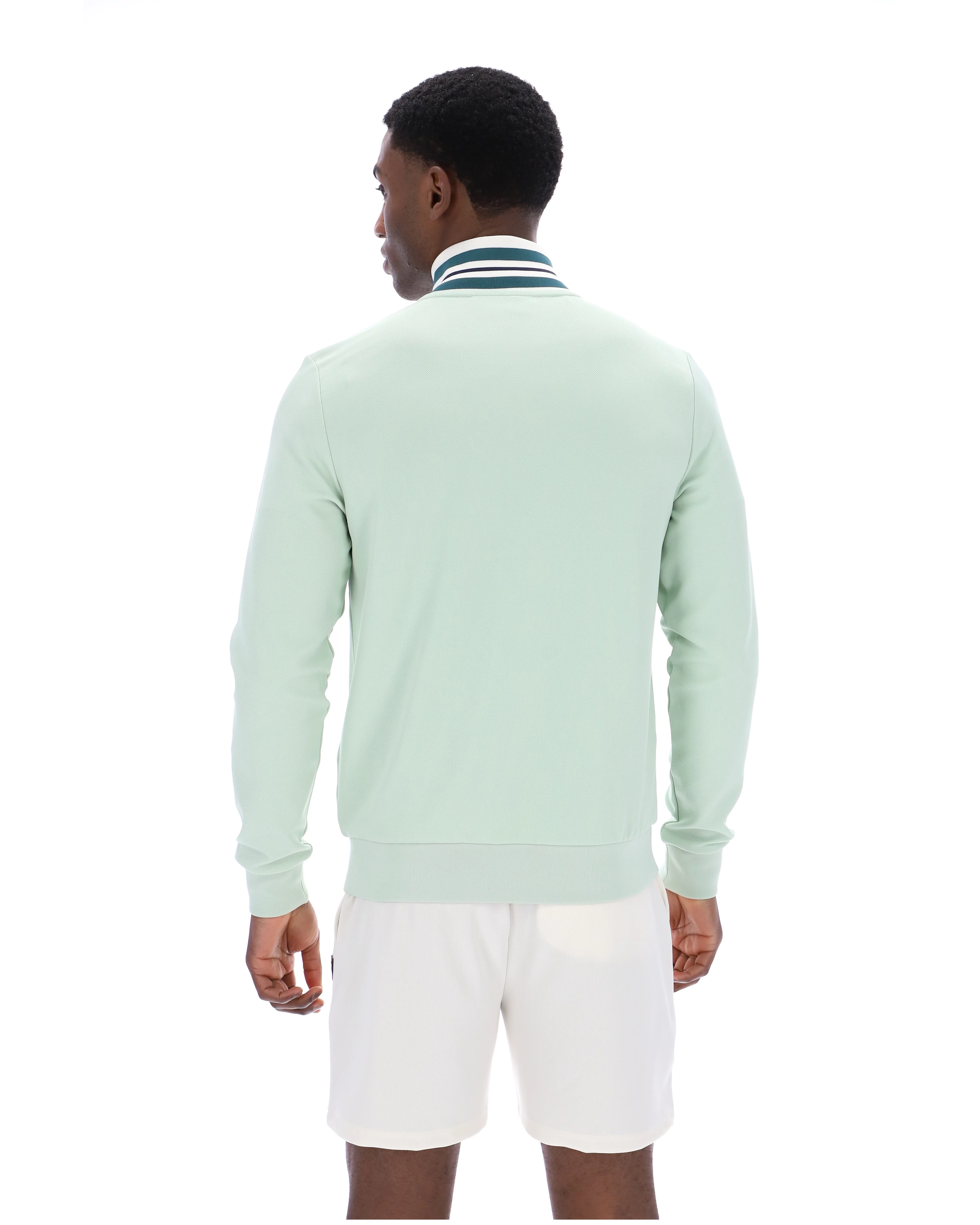 Surf Spray Federico Tipped Neck Track Top - Image 7