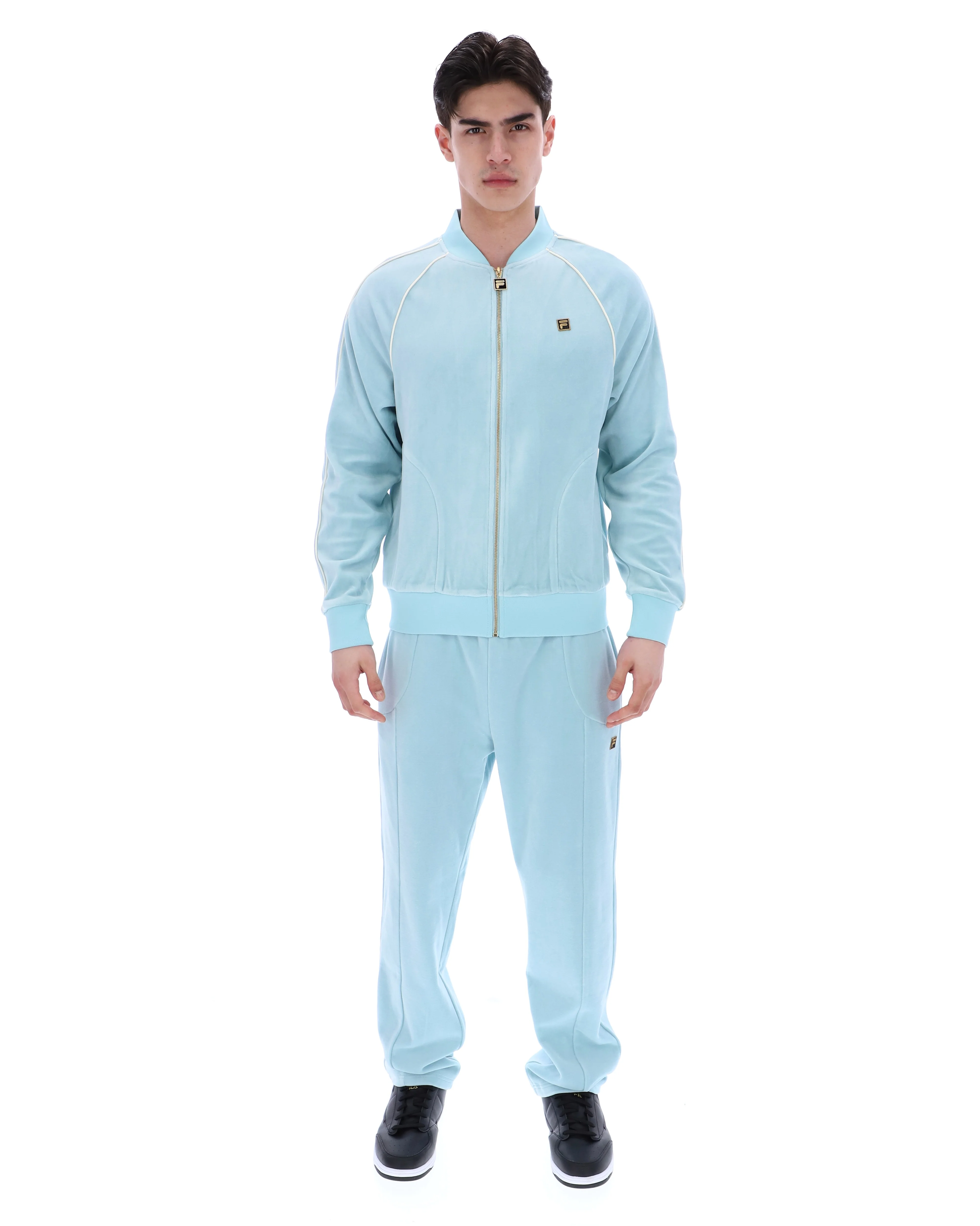 Sterling Blue Fella Velour Jacket - Image 5