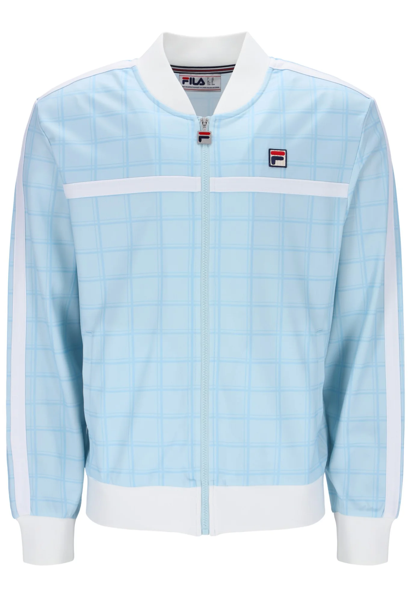 Skyway Filippo Tonal Check Track Top - Image 2