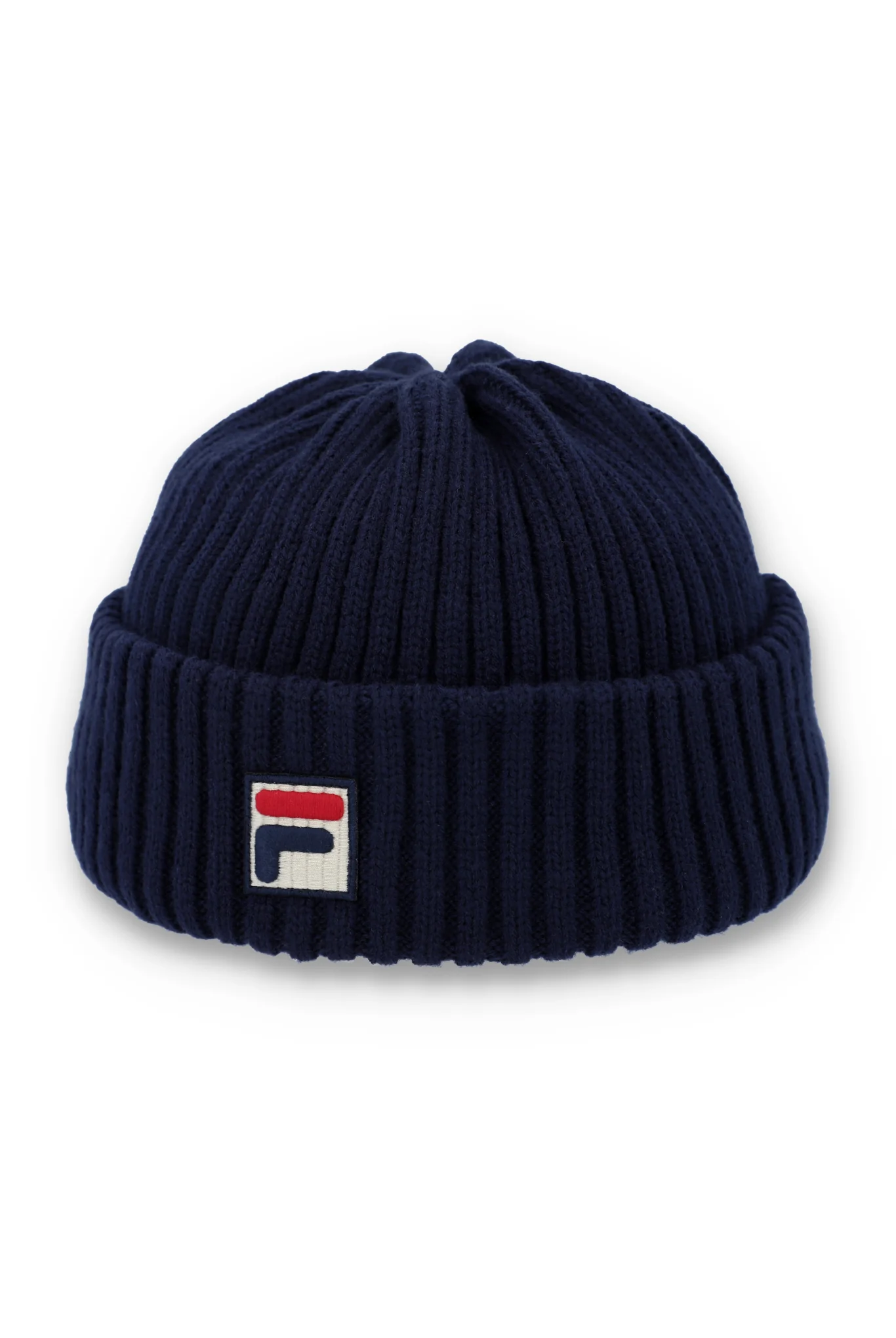 Fila Navy Finns Chunky Turn-Up Watchman Beanie - Image 2