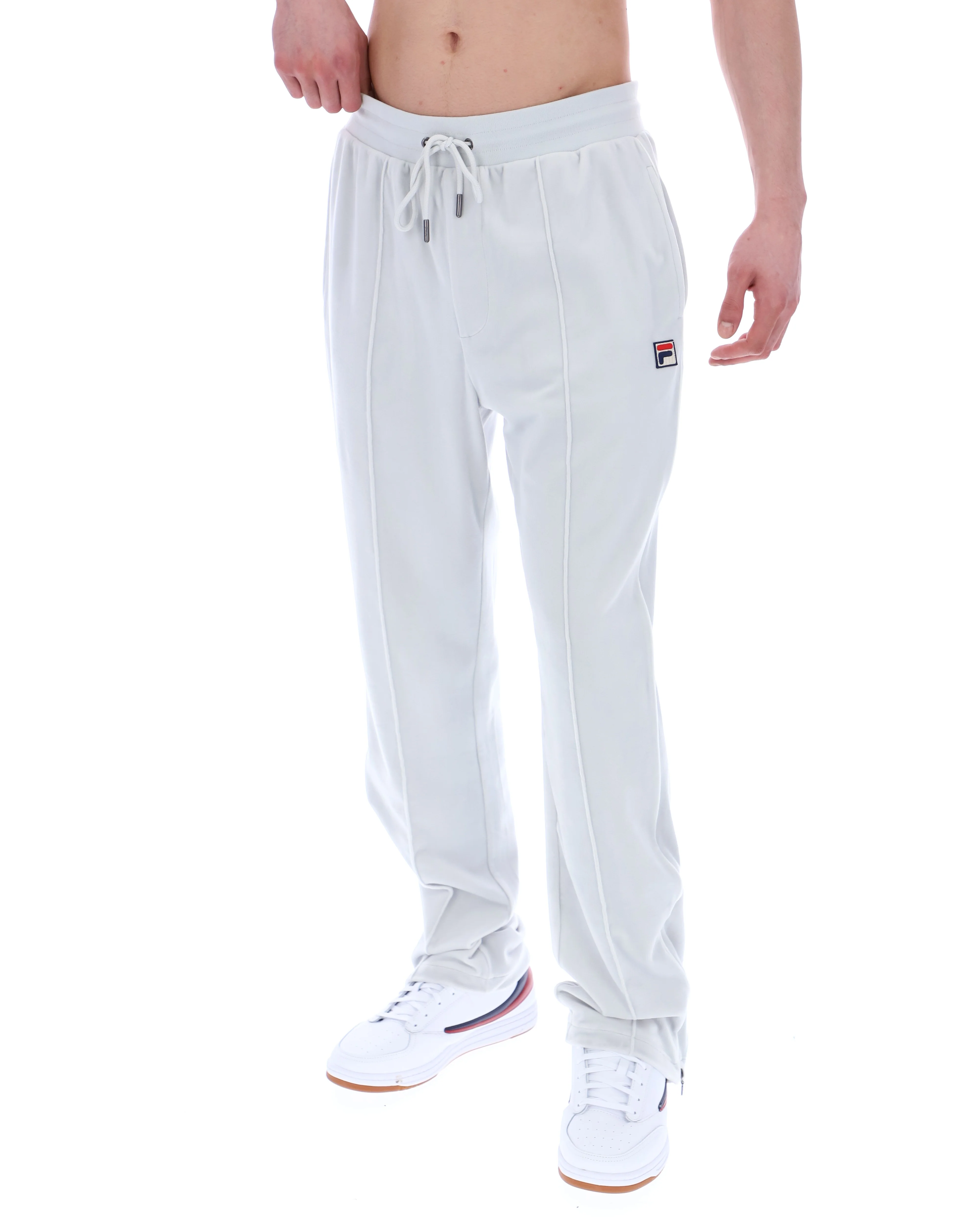 Dawn Blue Fio Velour Straight-Leg Jogger - Image 3