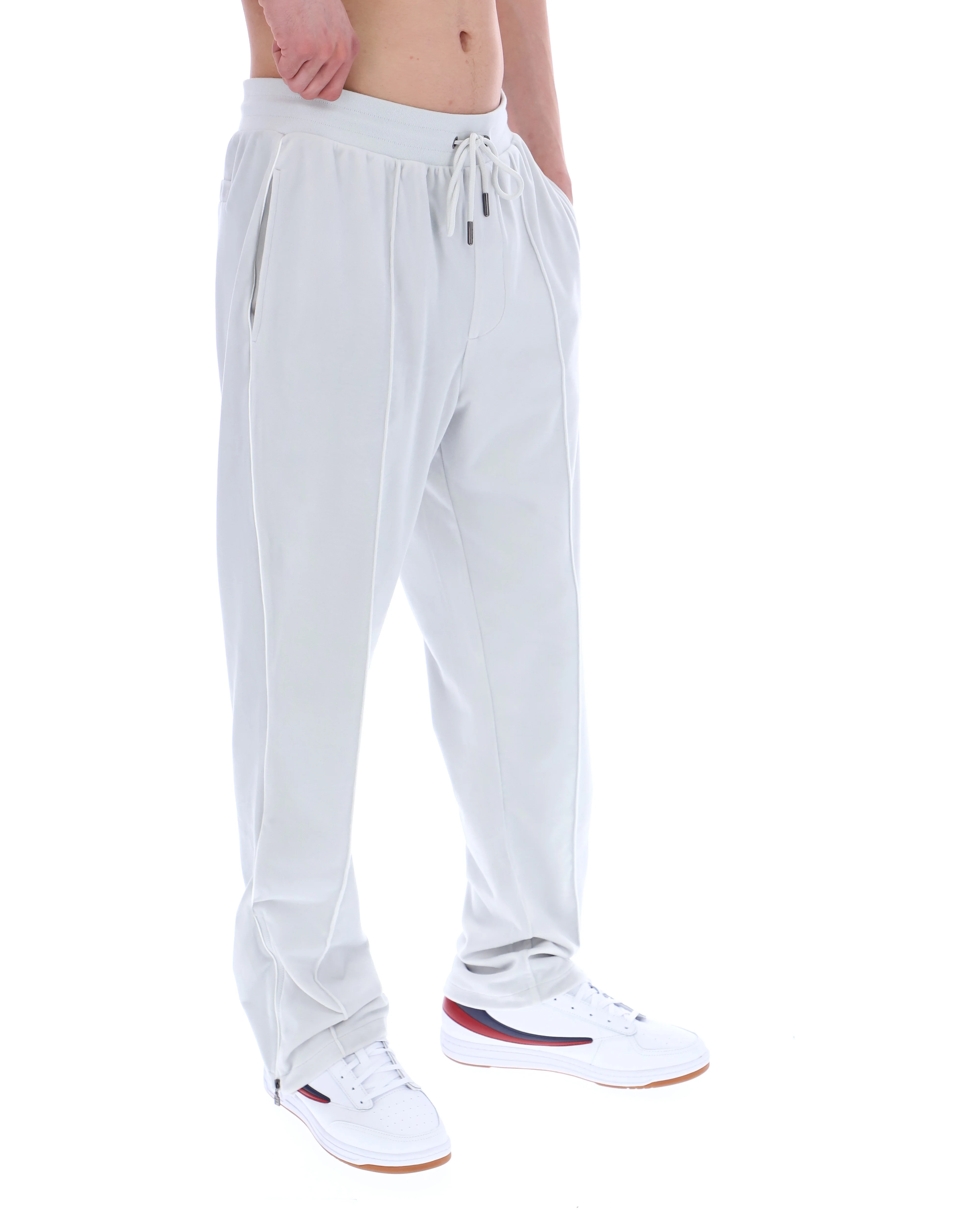Dawn Blue Fio Velour Straight-Leg Jogger - Image 5