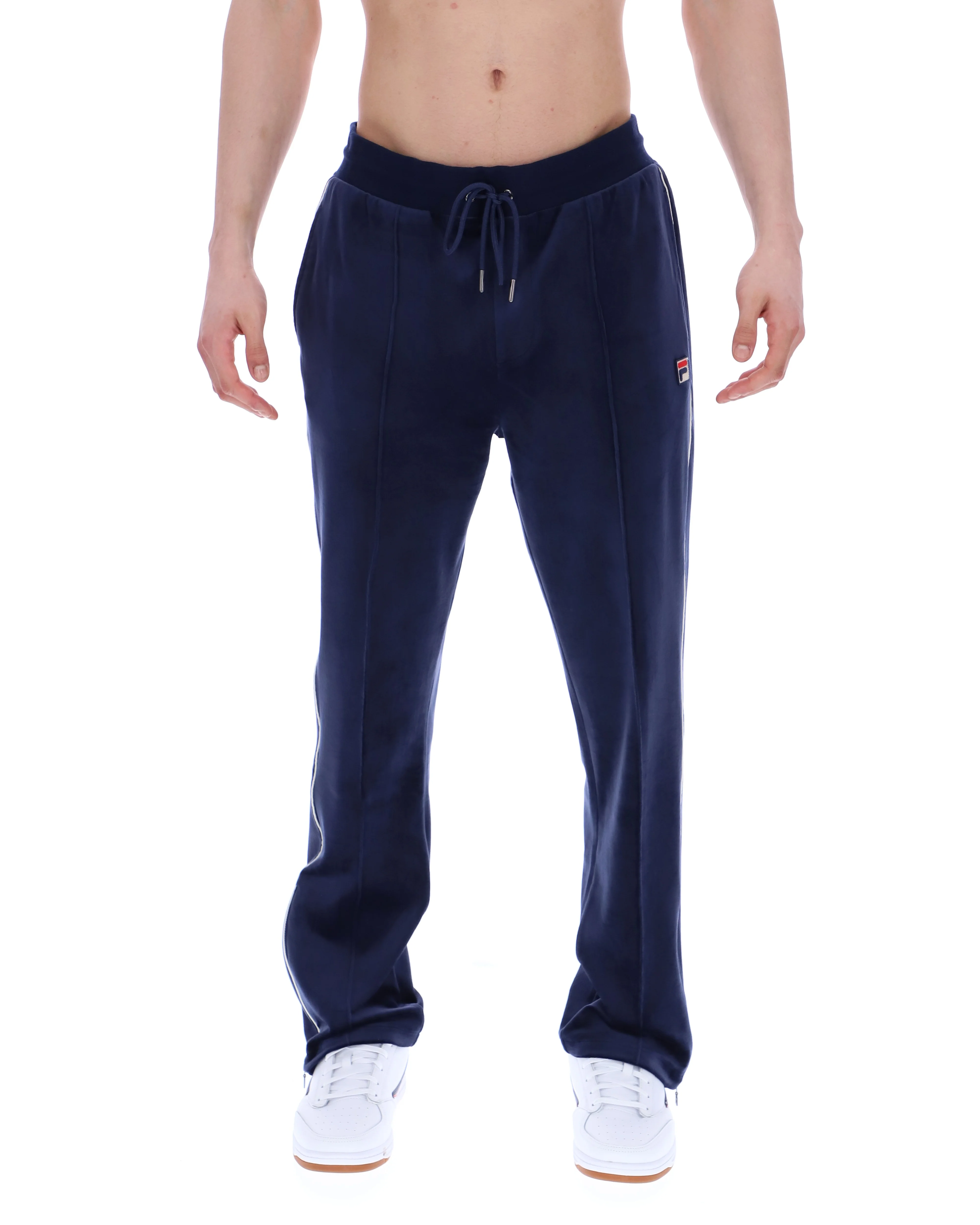 Fila Navy Fio Velour Straight-Leg Jogger - Image 4