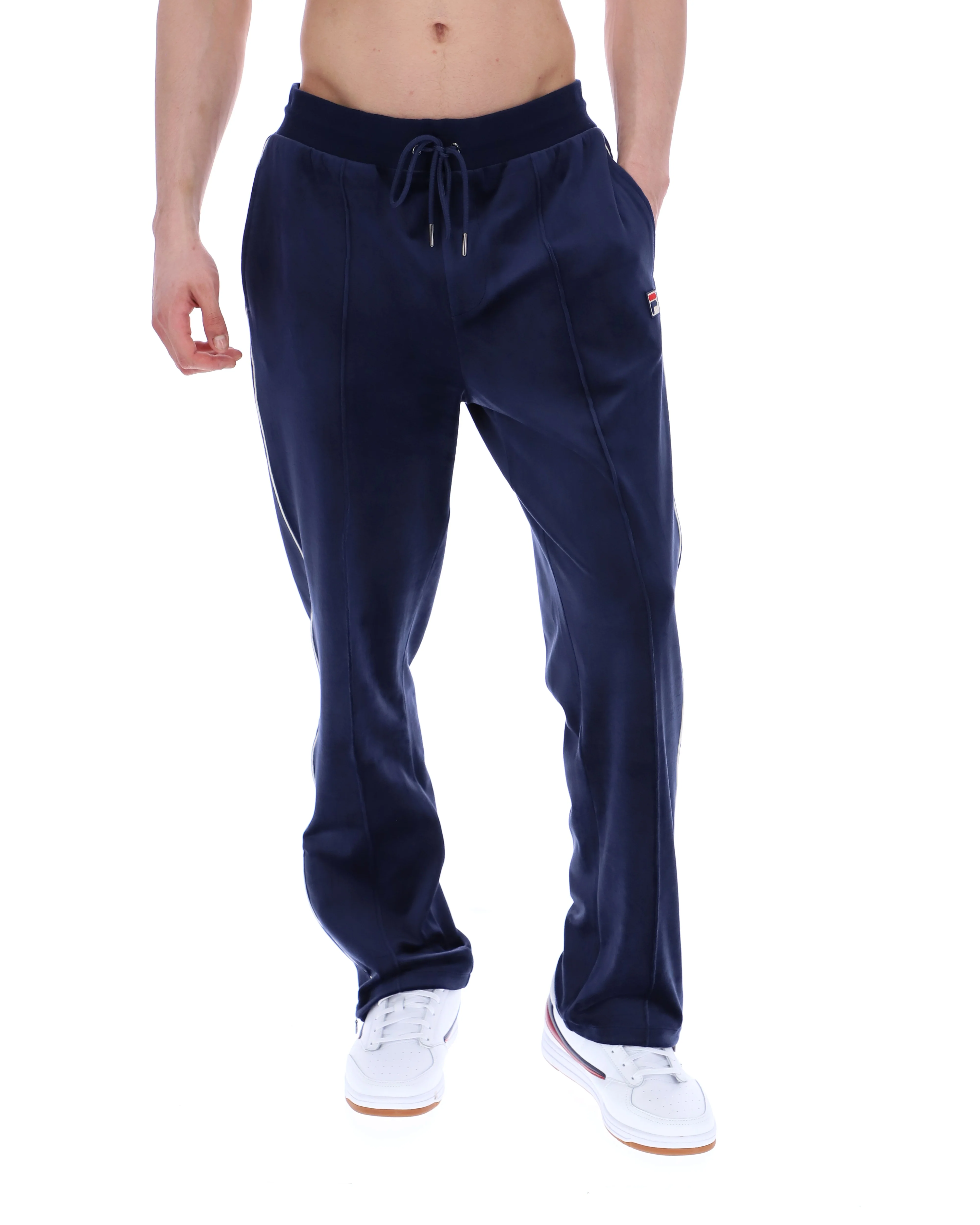 Fila Navy Fio Velour Straight-Leg Jogger - Image 6