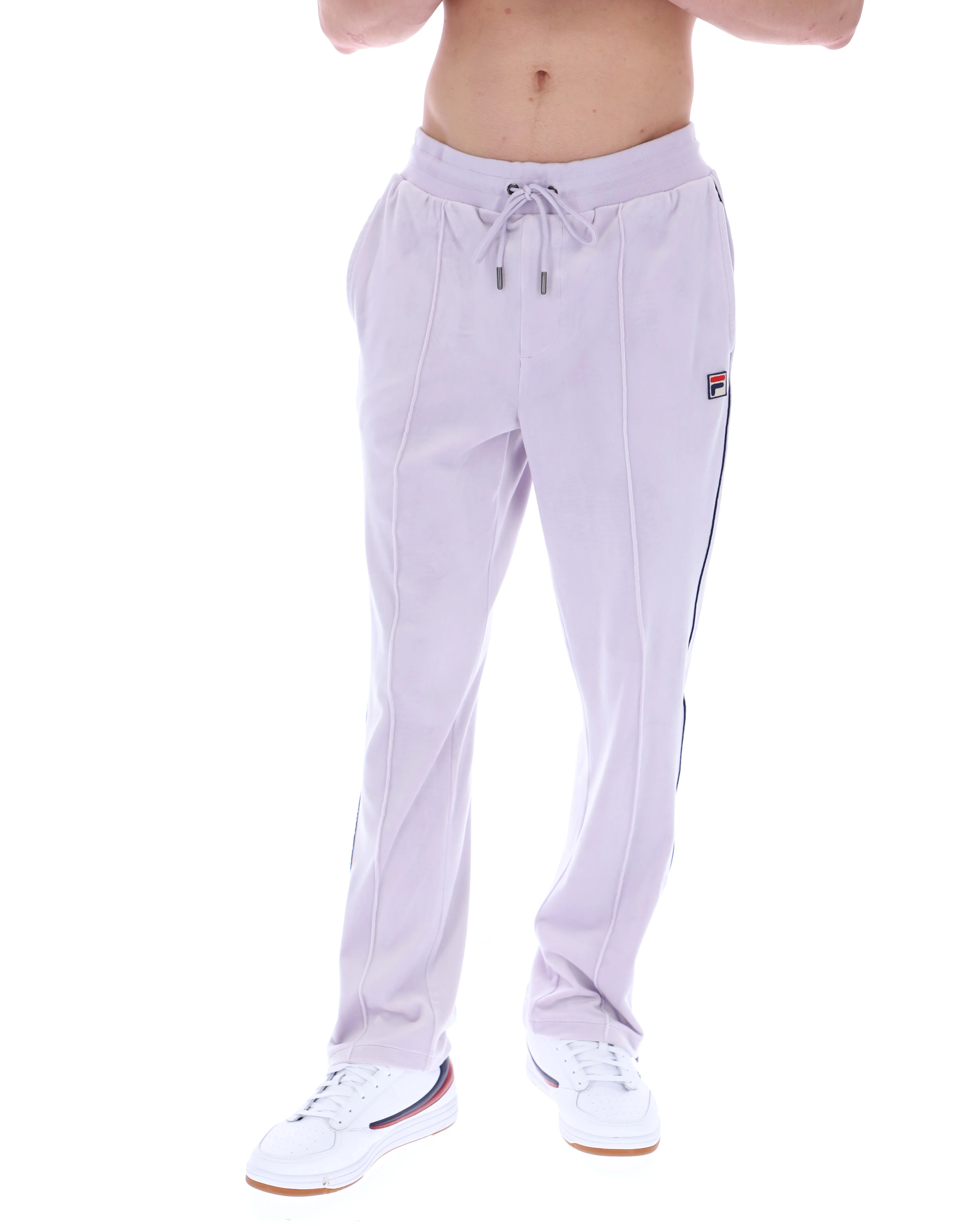 Misty Lilac Fio Velour Straight-Leg Jogger - Image 6