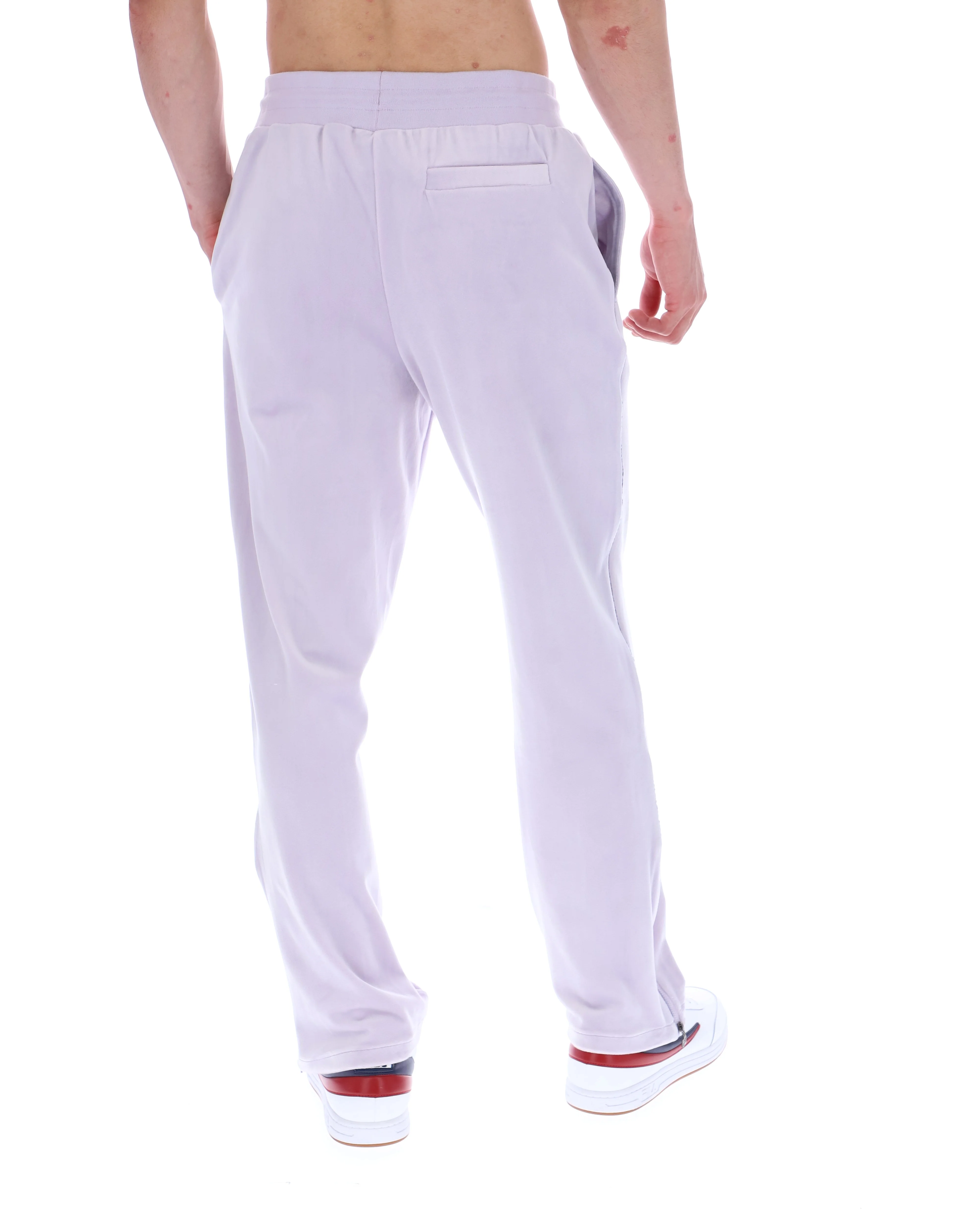 Misty Lilac Fio Velour Straight-Leg Jogger - Image 7