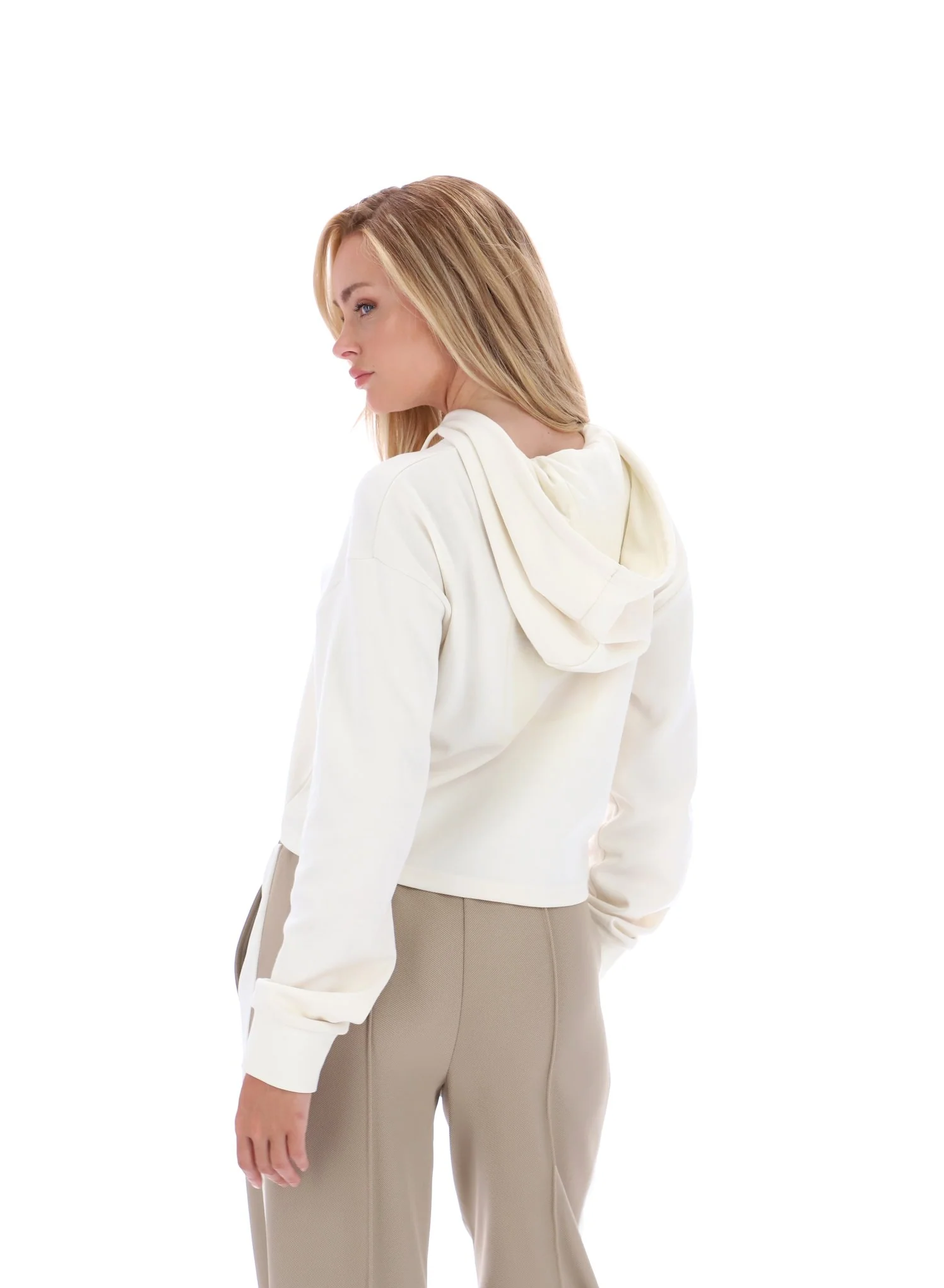 Gardenia Fiorella 1/4 Zip Up Hoodie - Image 2