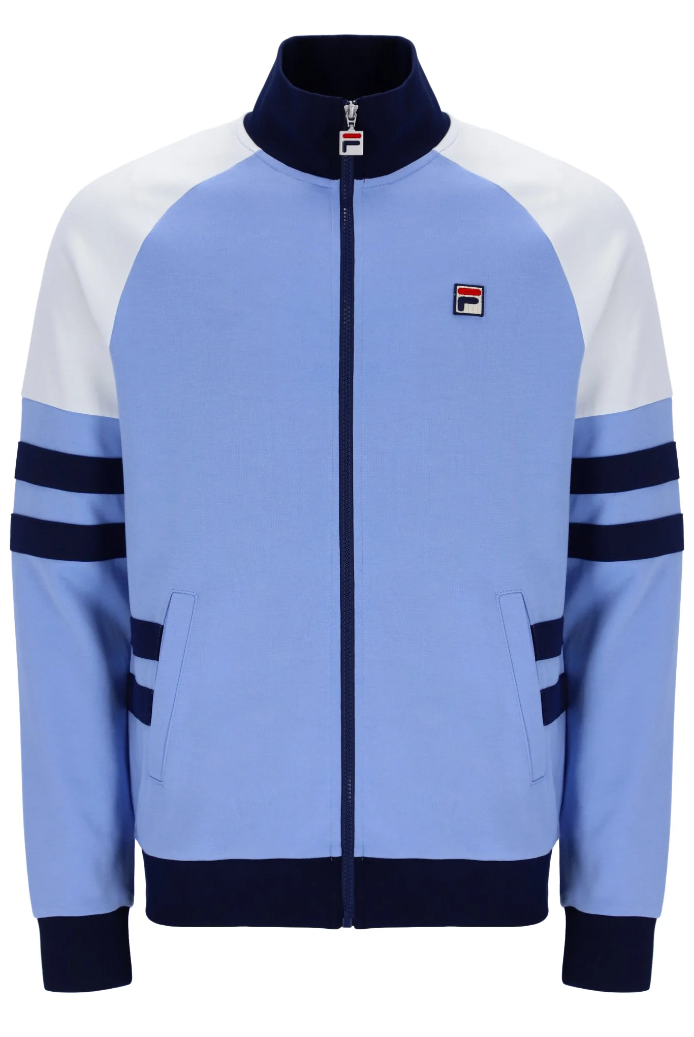 Vista Blue Founder Cut And Sew Track Top - Image 2