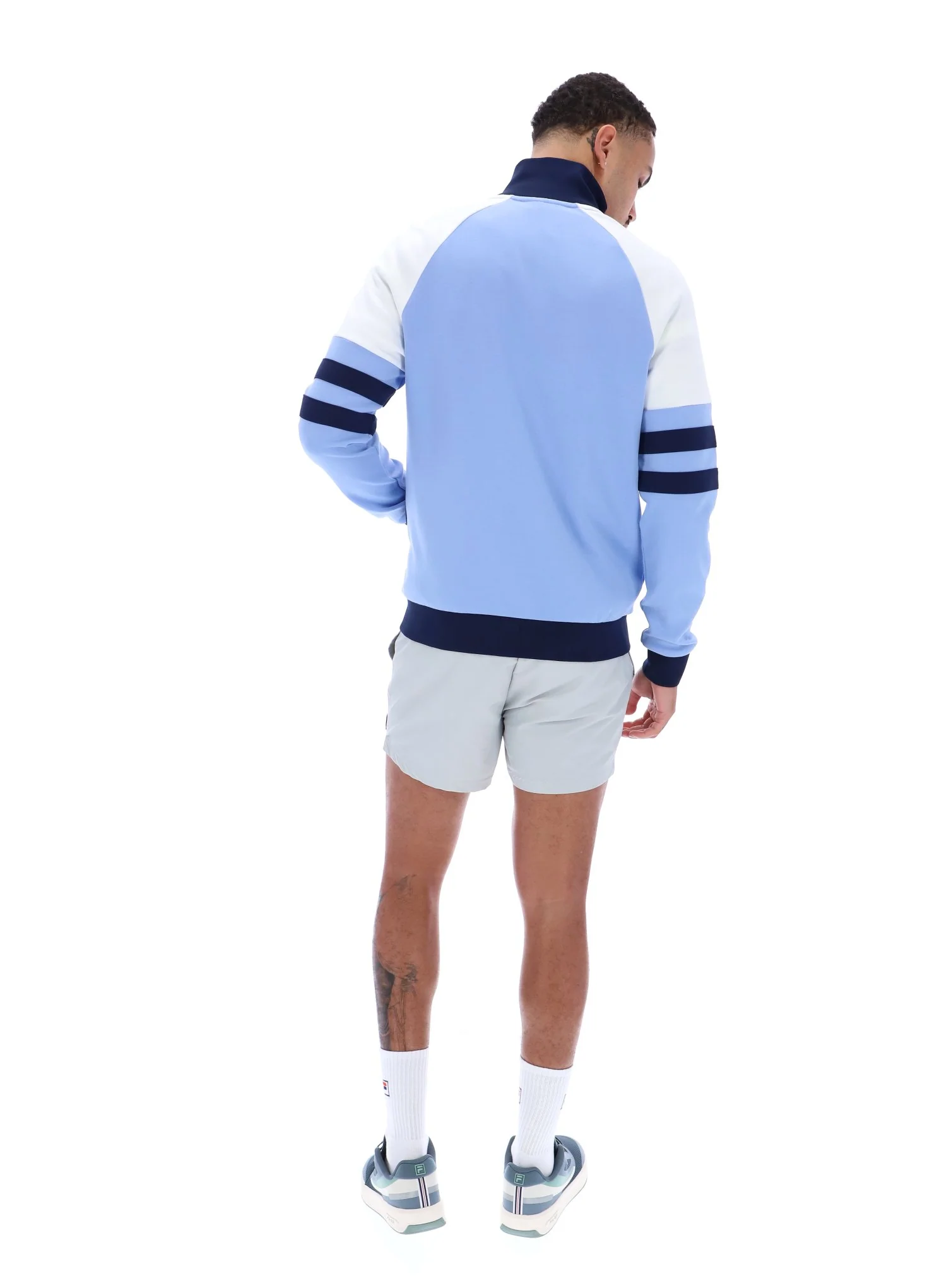 Vista Blue Founder Cut And Sew Track Top - Image 7