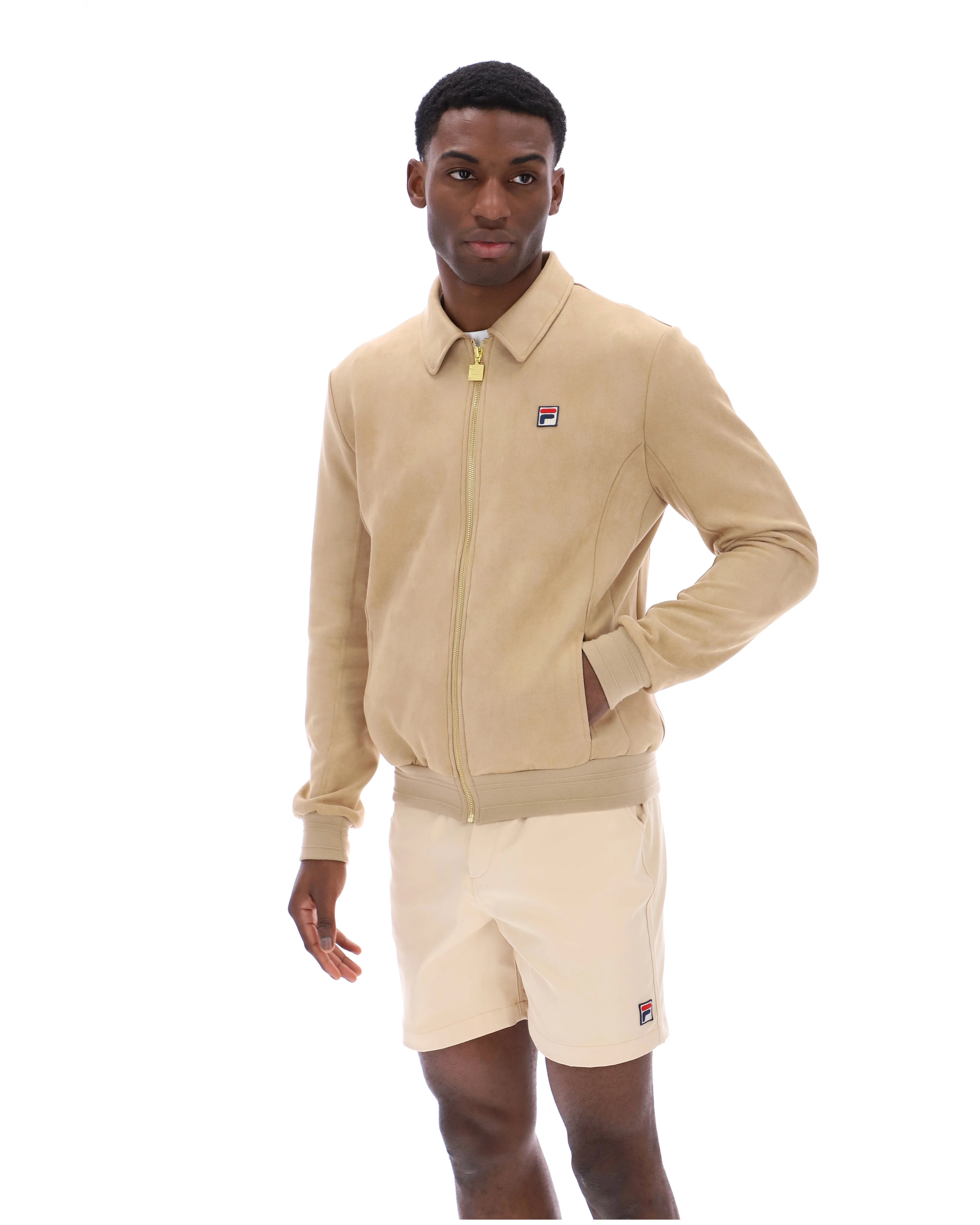 Classic Beige Francesco Suede Jacket - Image 3