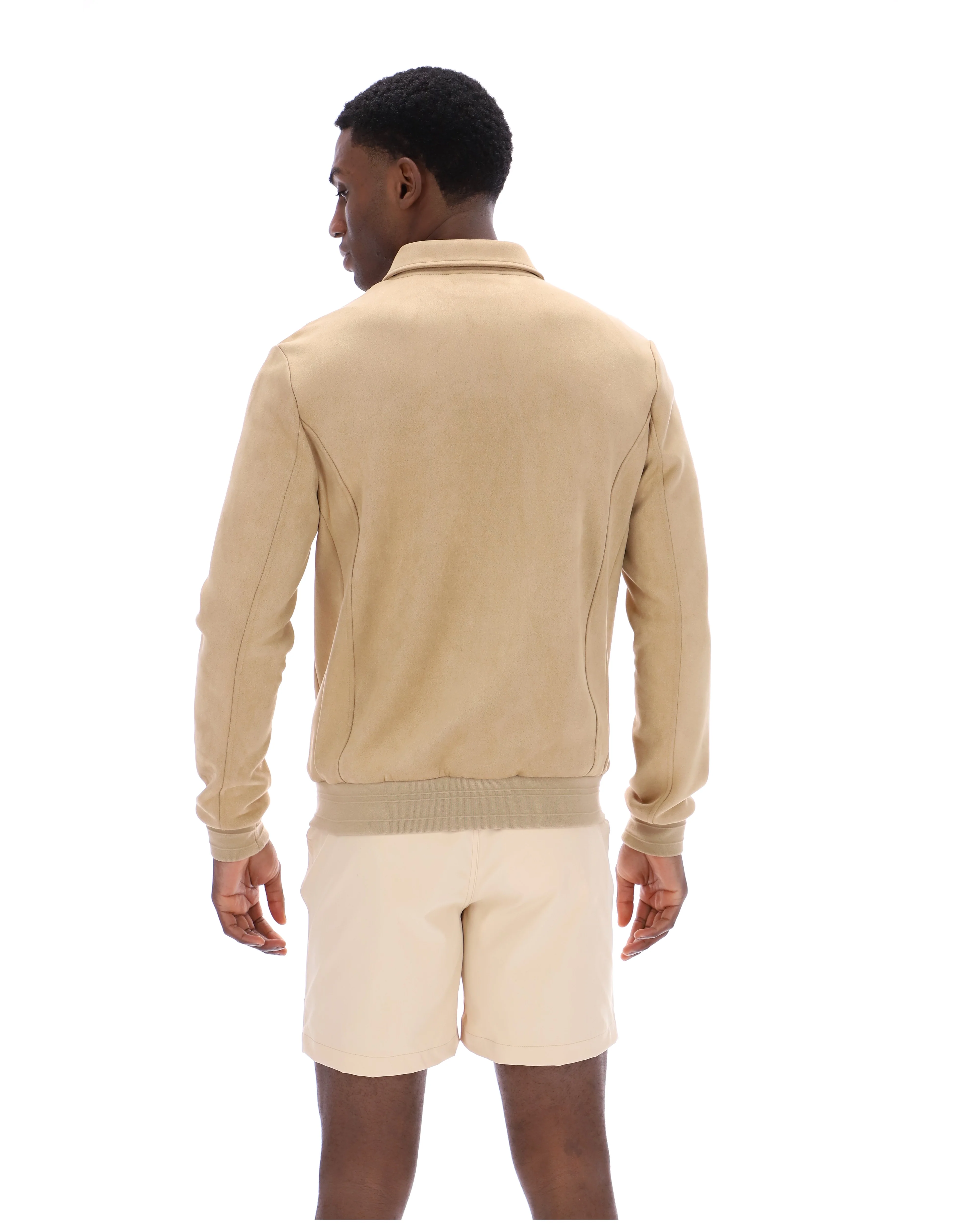 Classic Beige Francesco Suede Jacket - Image 7