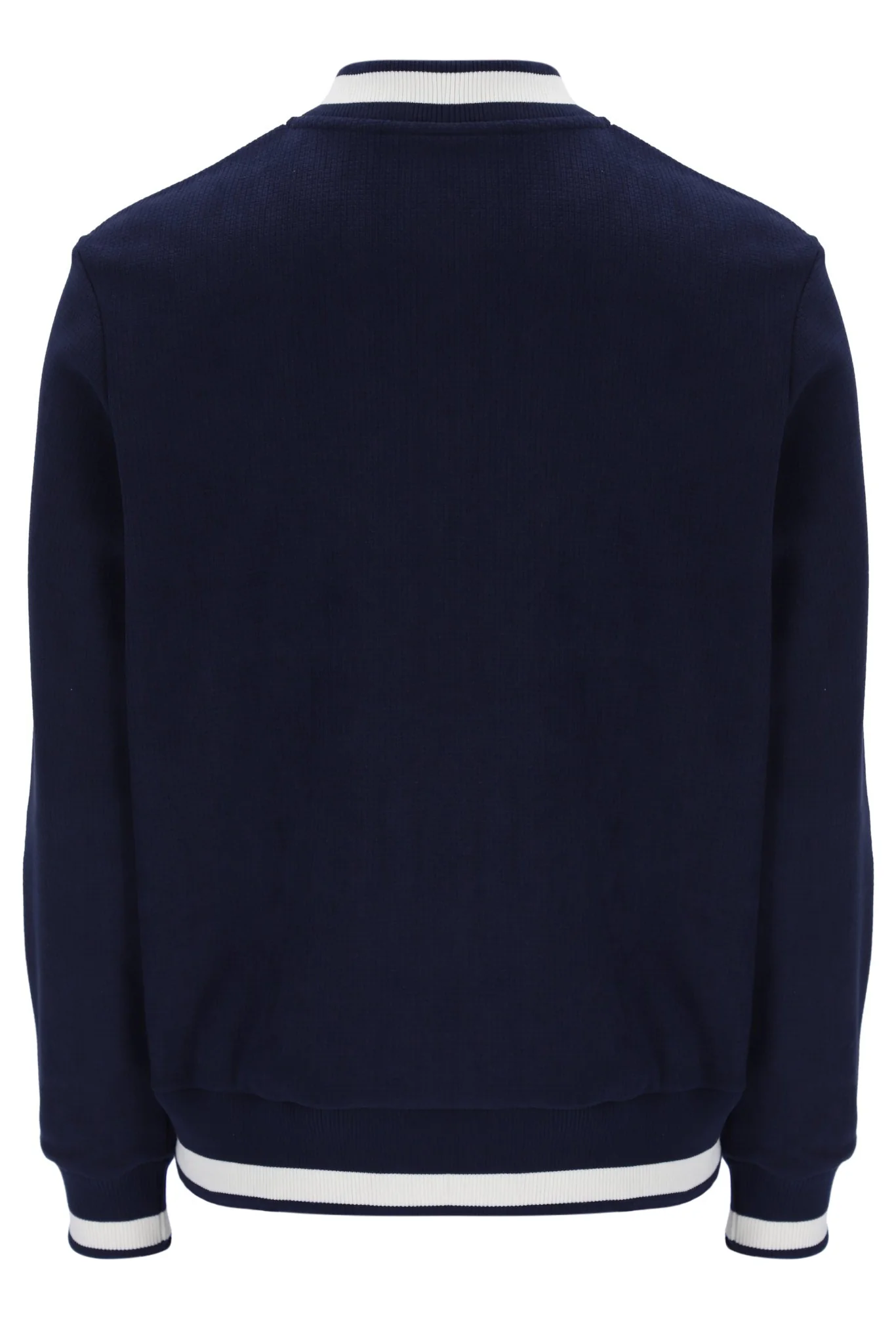 Fila Navy Gabe Waffle Knit Jacket - Image 9