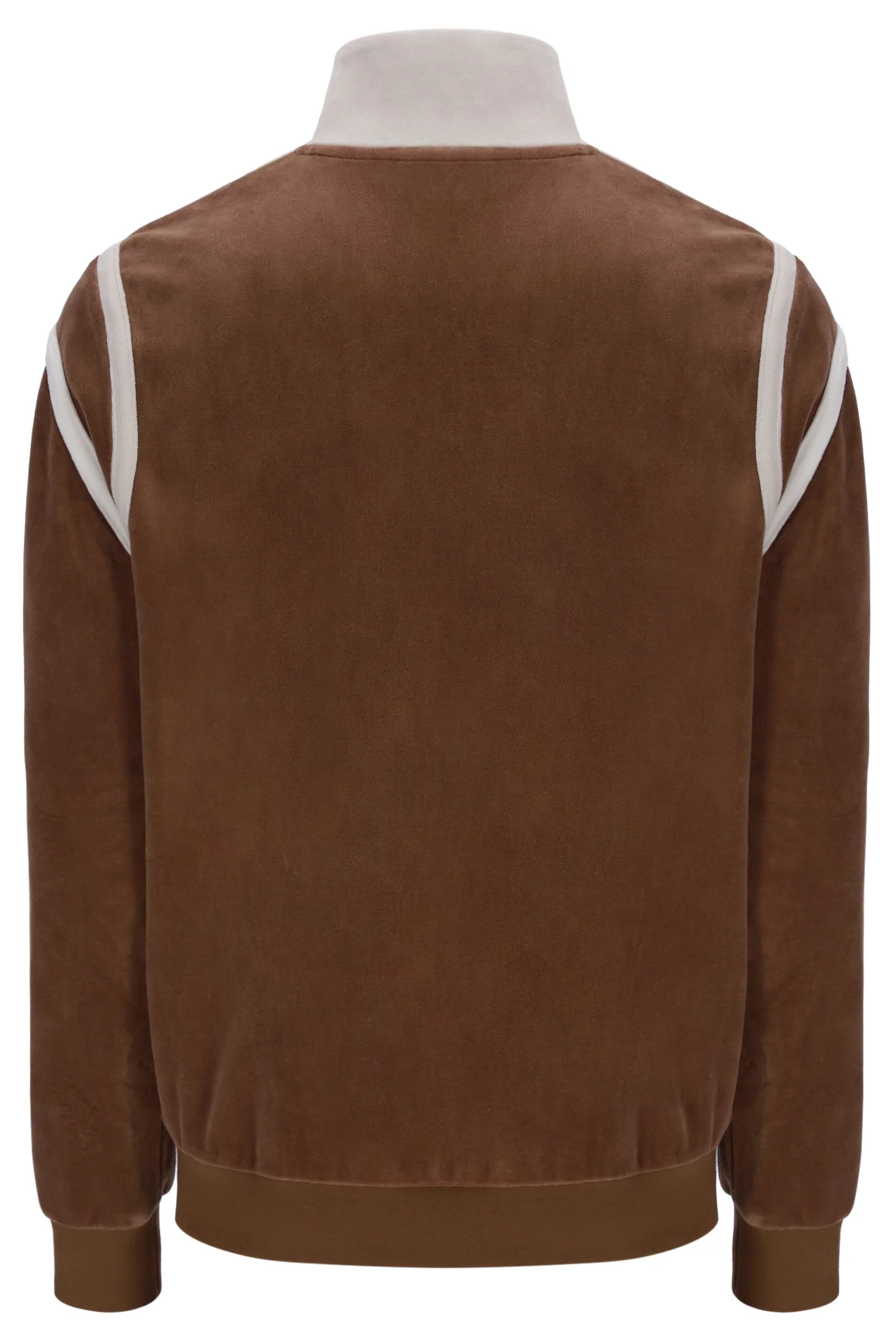 Cappuccino Gabriele Contrast Panel Track Top - Image 9