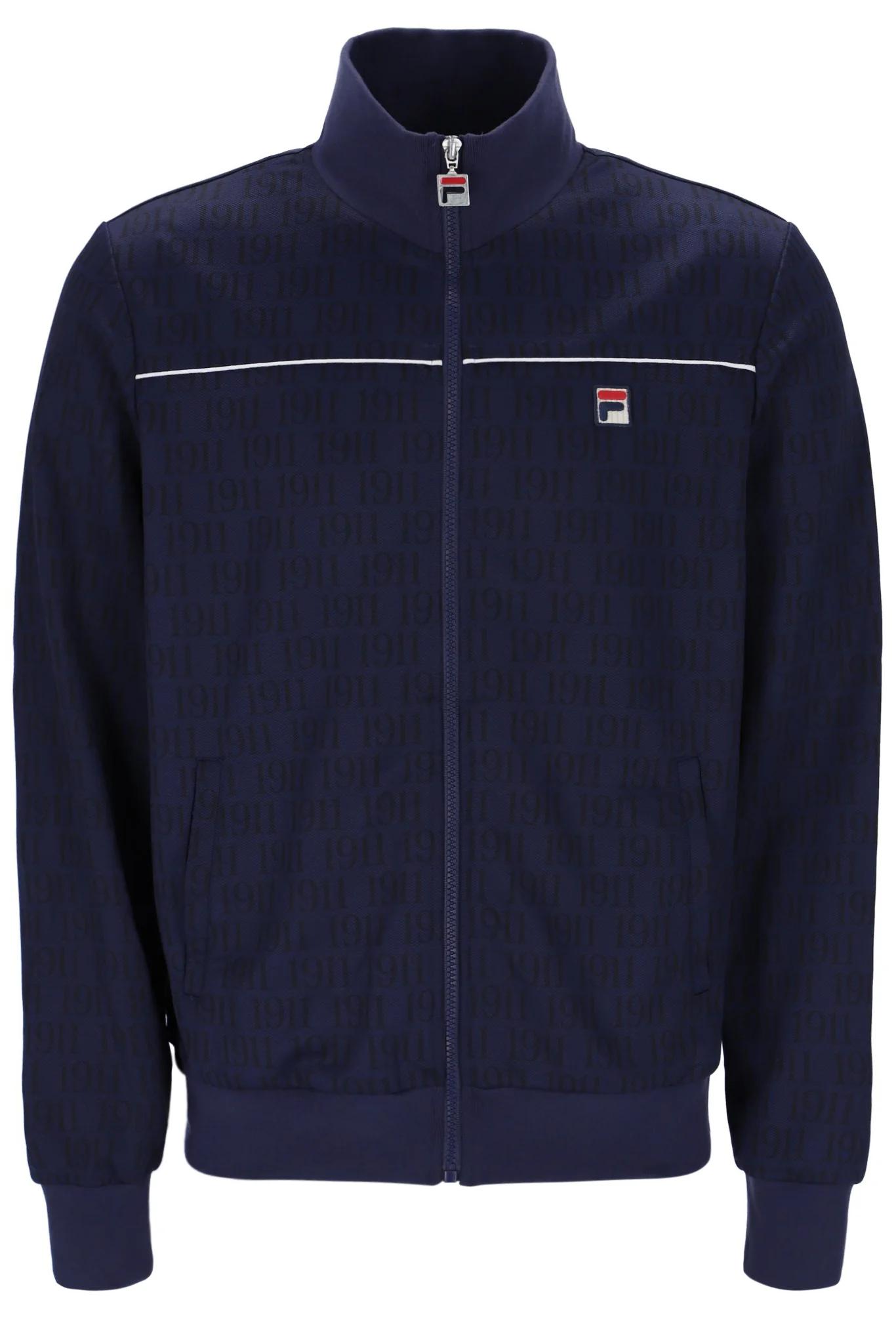 Fila Navy Gennaro 1911 Monogram Track Top - Image 2