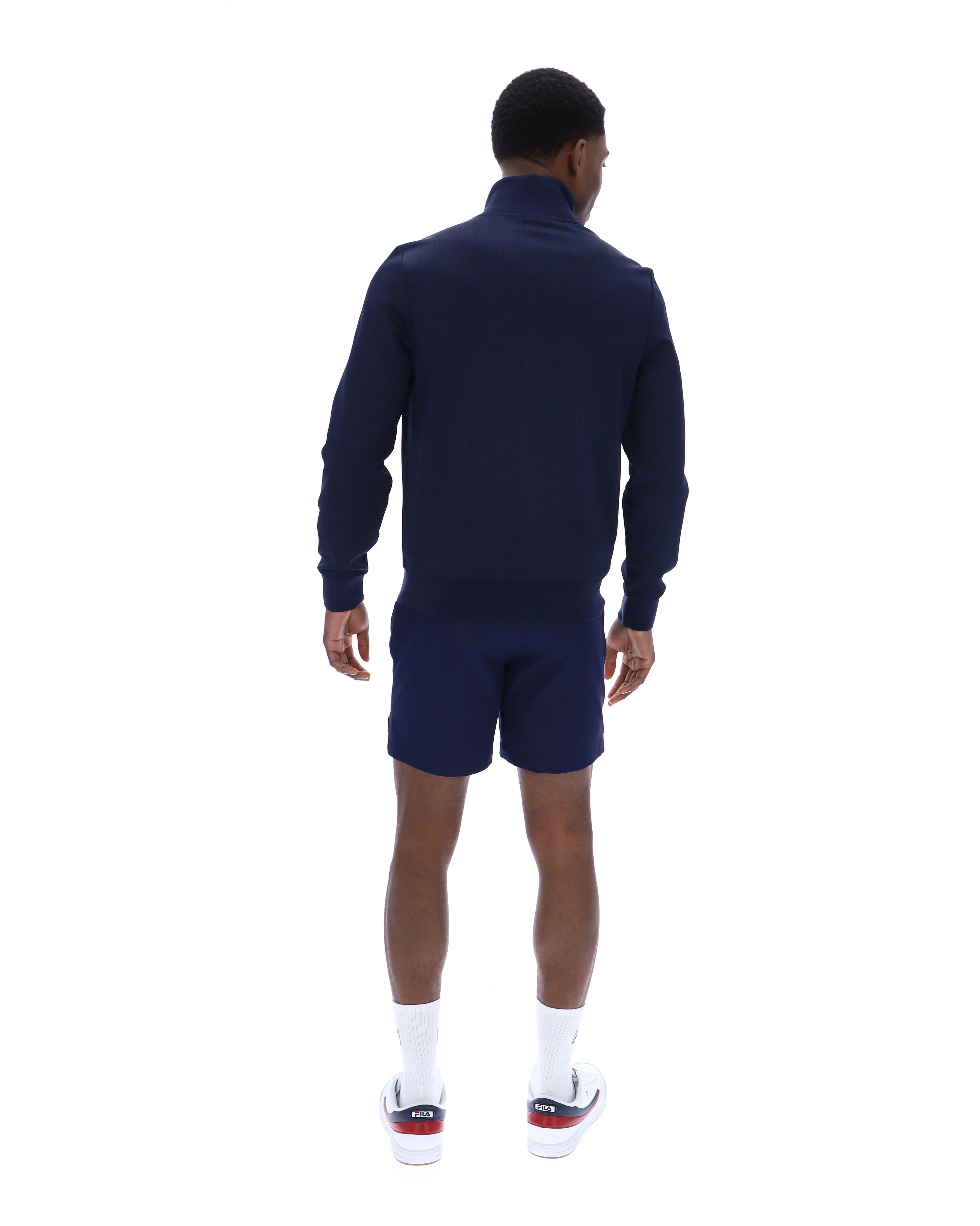 Fila Navy Gennaro 1911 Monogram Track Top - Image 7