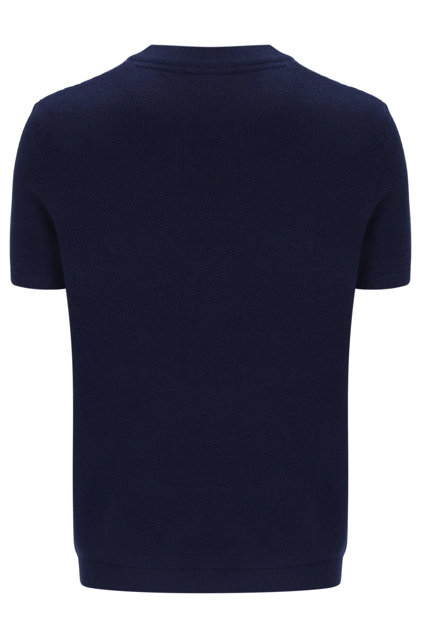 Fila Navy Gerardo Mesh Stripe Knitted Tee - Image 9