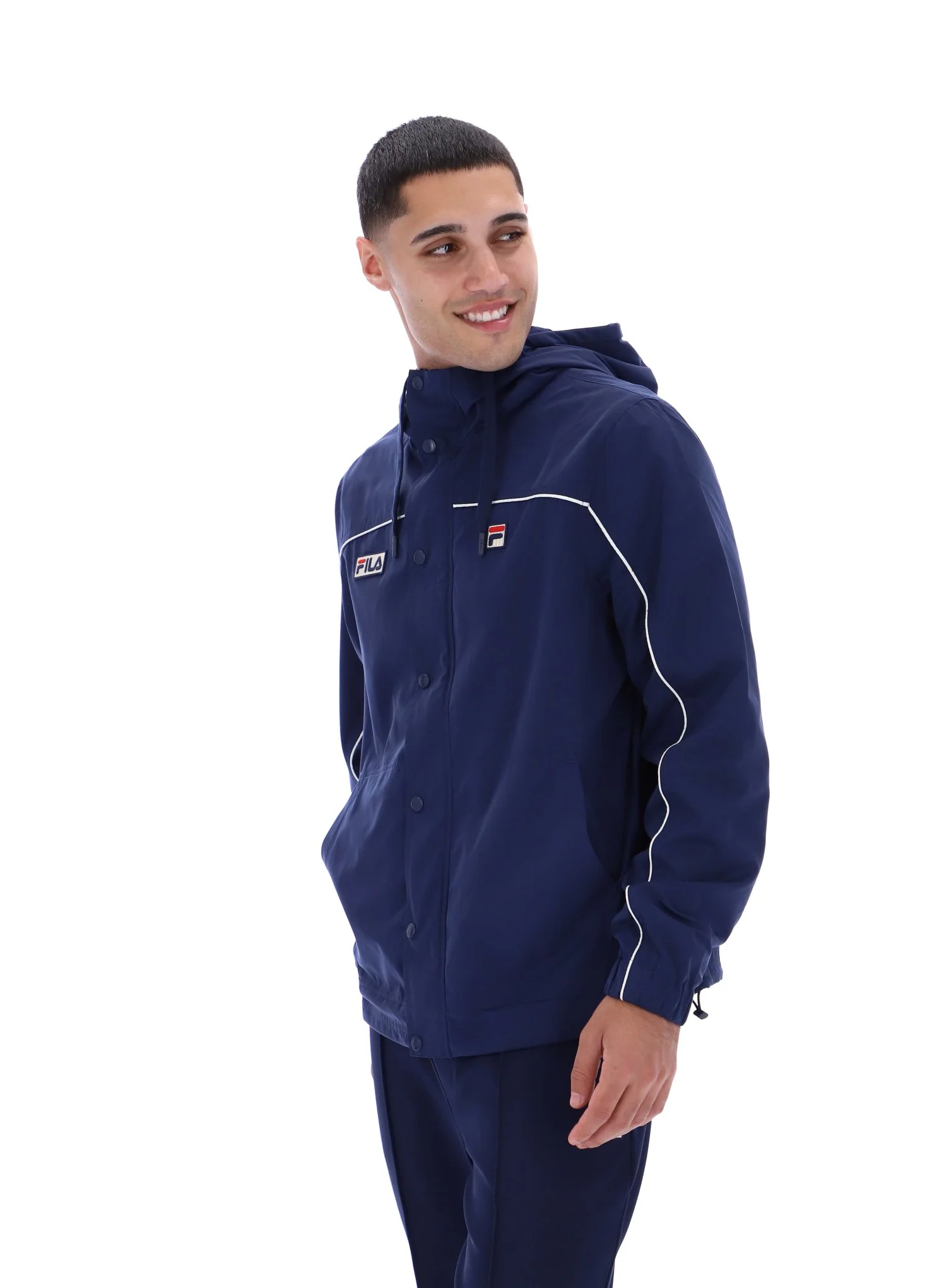 Fila Navy Gino Light Weight Jacket - Image 2