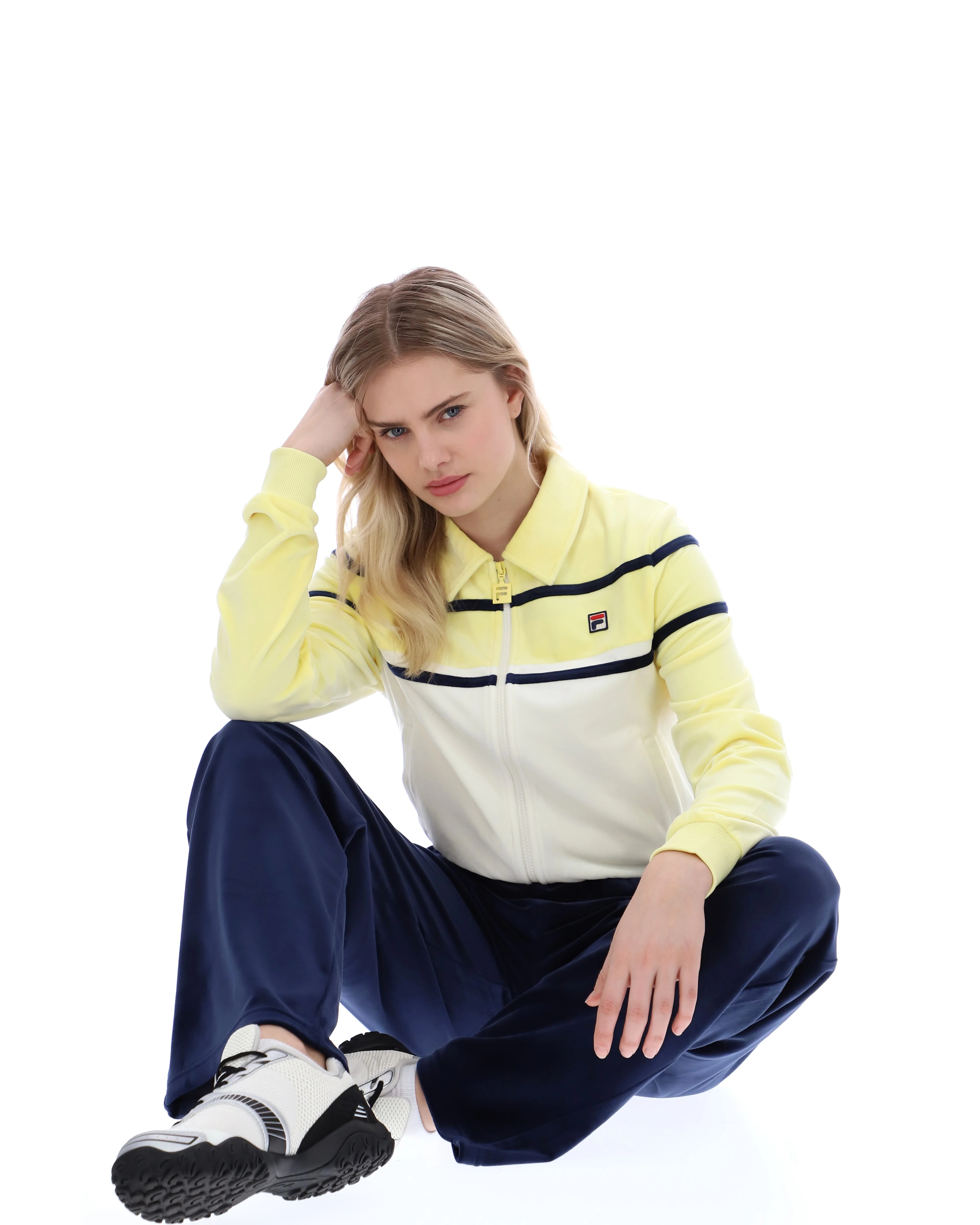 Wax Yellow Giovana Cropped Zip-Up Top - Image 3