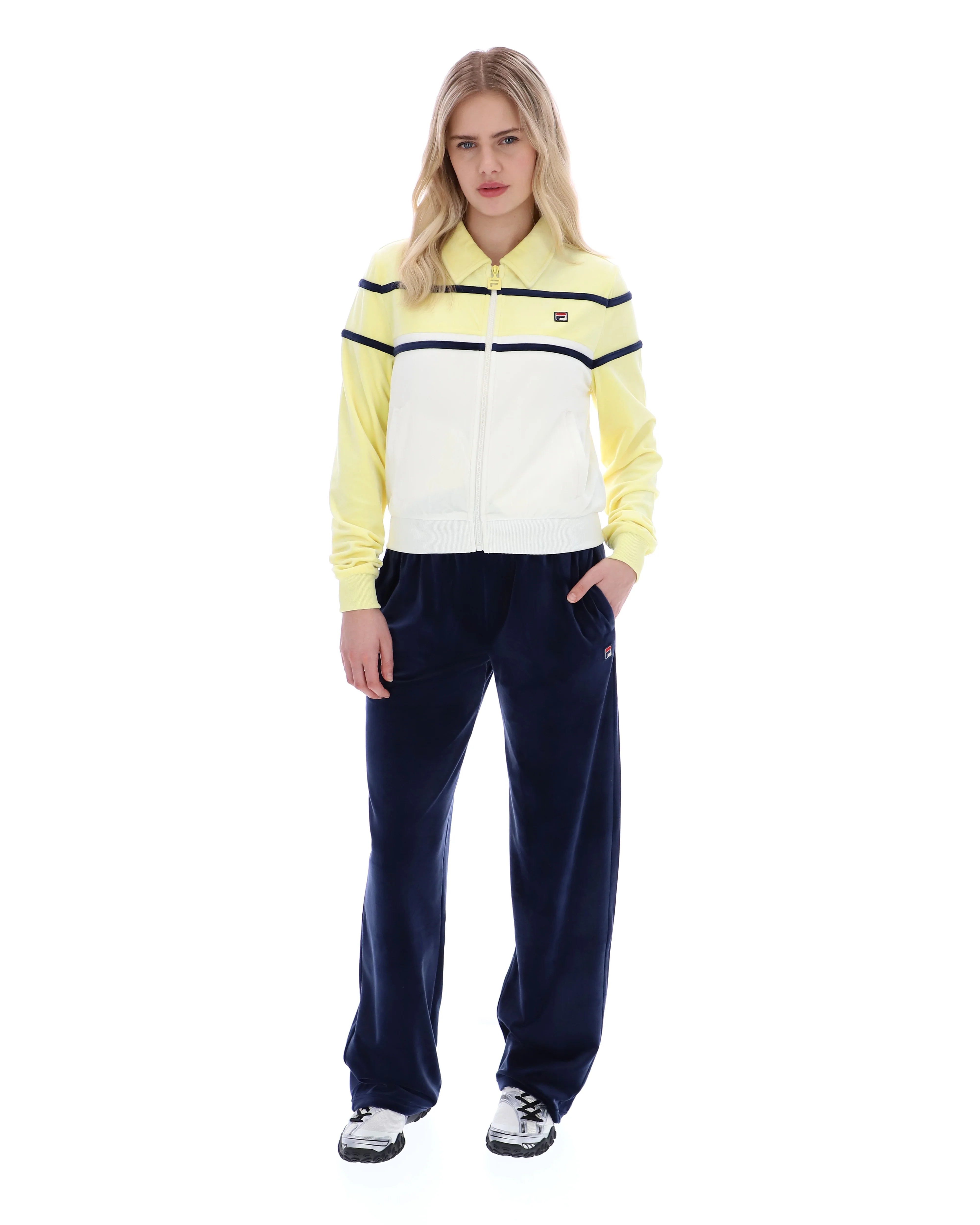 Wax Yellow Giovana Cropped Zip-Up Top - Image 4