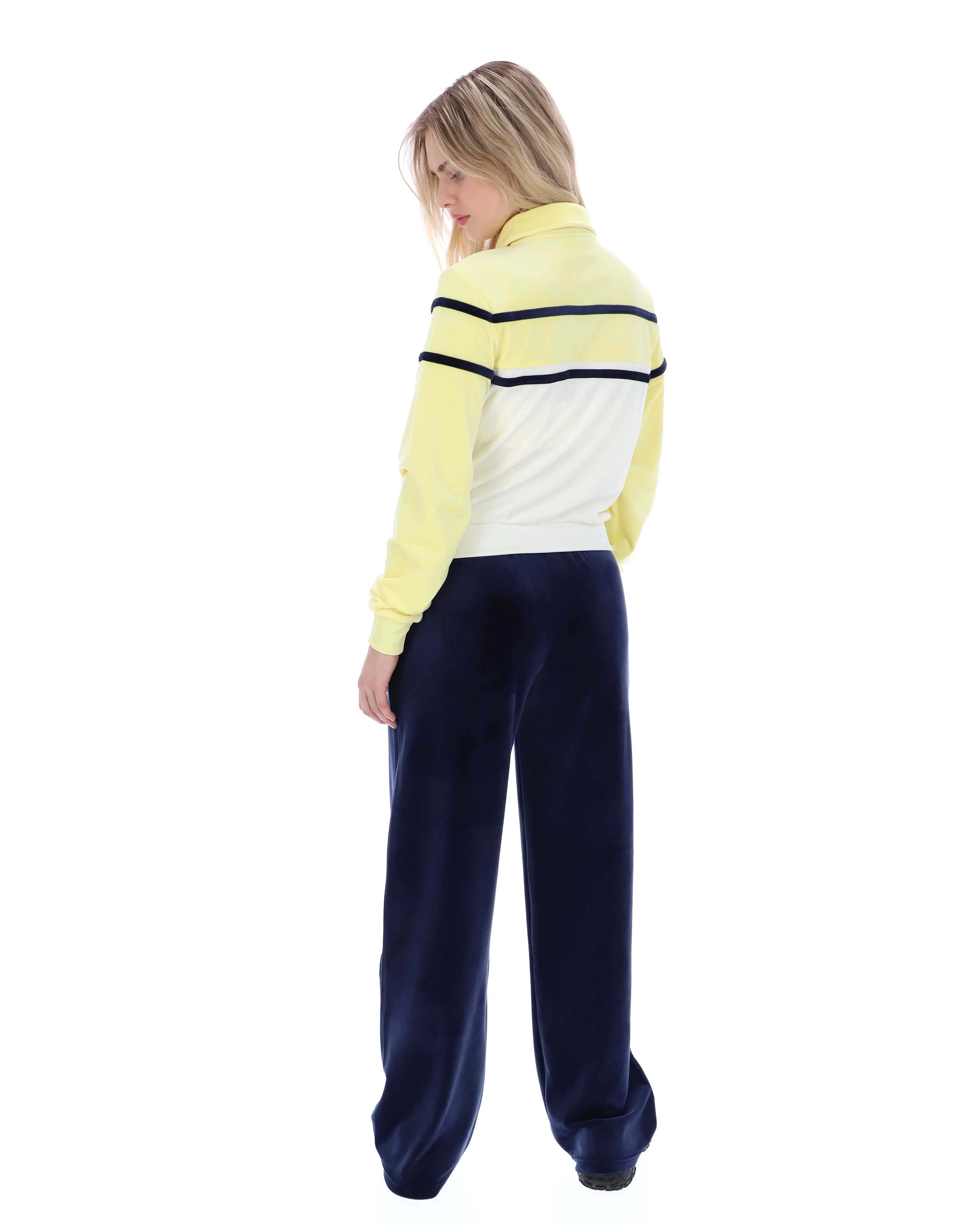 Wax Yellow Giovana Cropped Zip-Up Top - Image 8