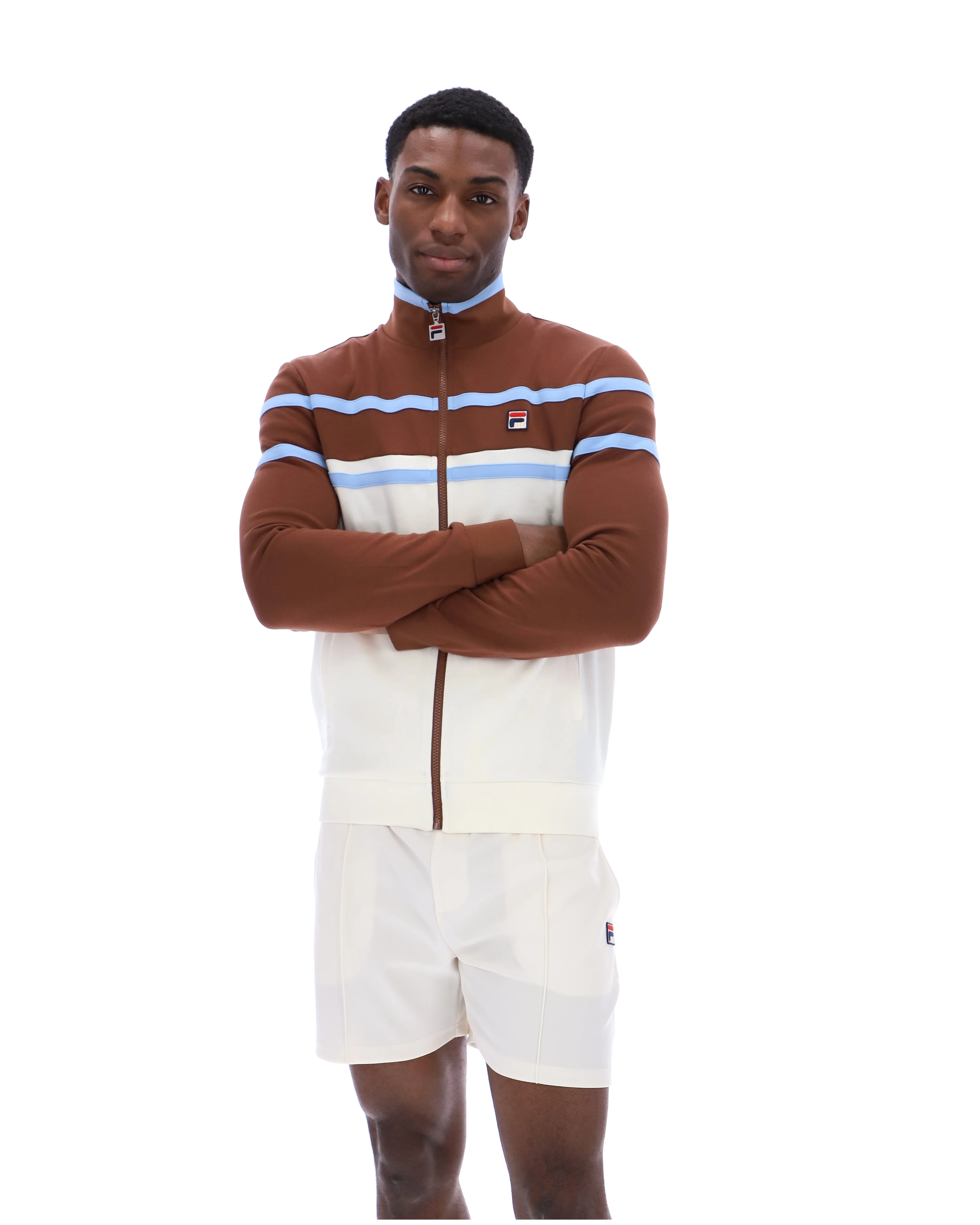 Gardenia Giovanni Contrast Panels Track Top - Image 4