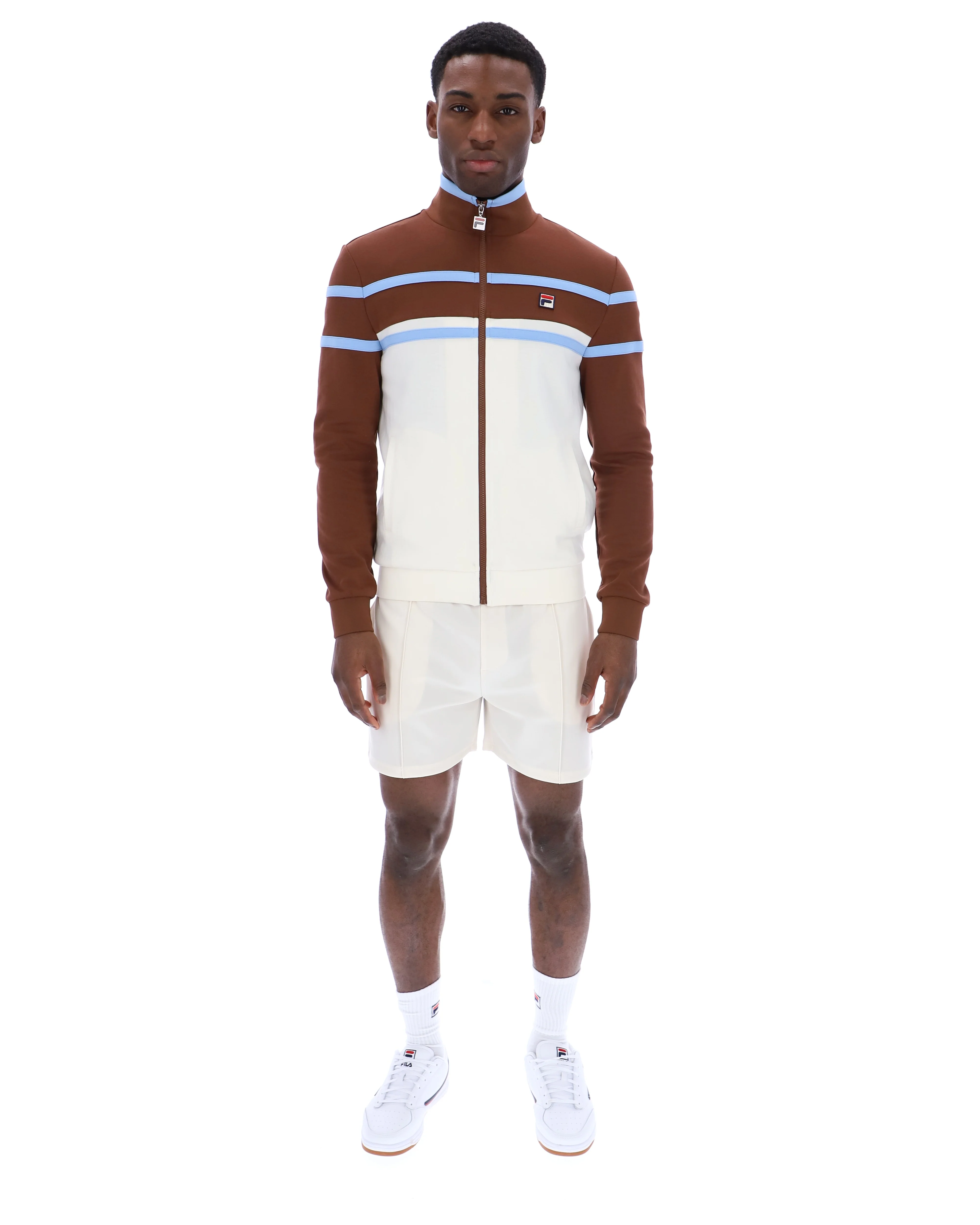 Gardenia Giovanni Contrast Panels Track Top - Image 6