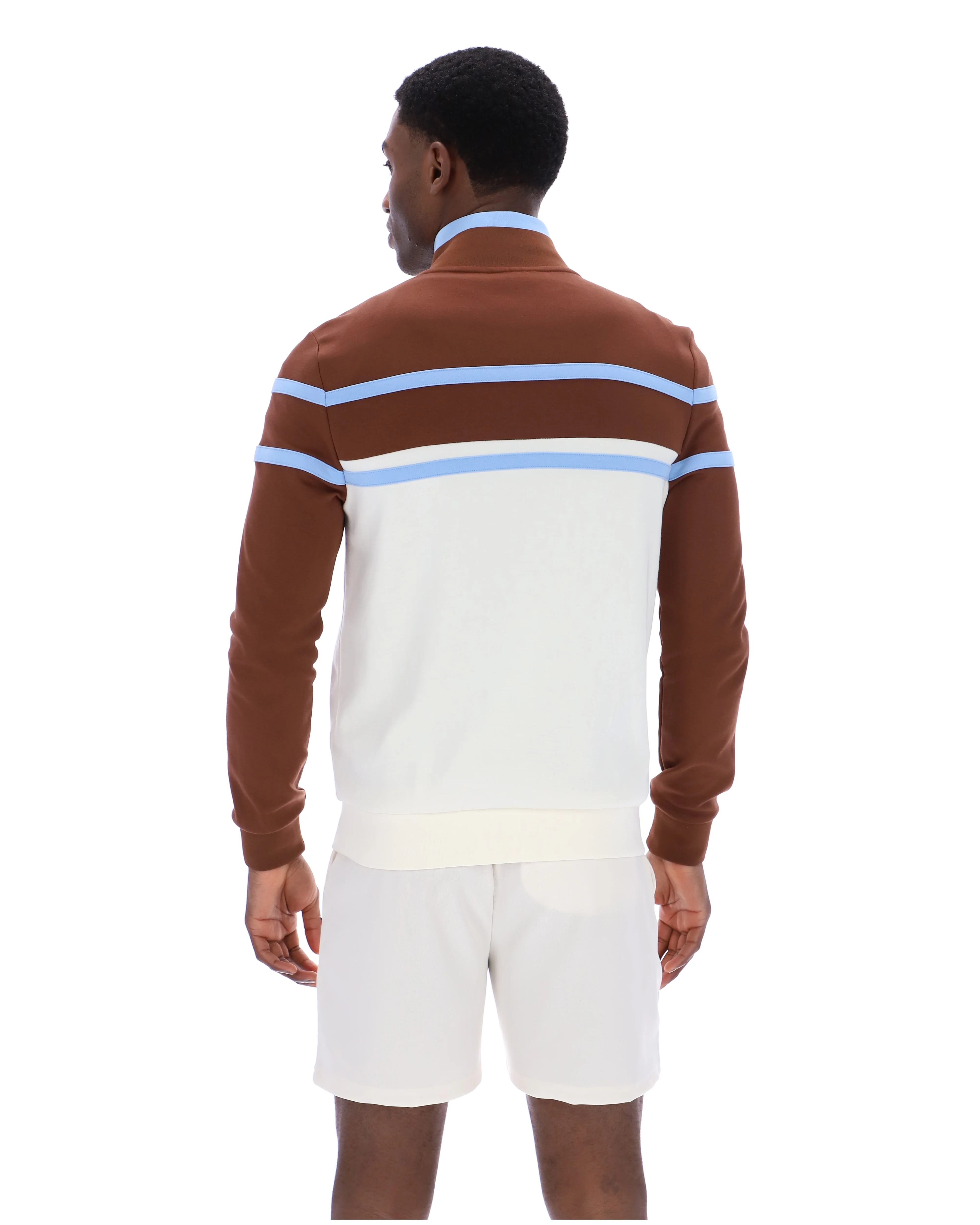 Gardenia Giovanni Contrast Panels Track Top - Image 8