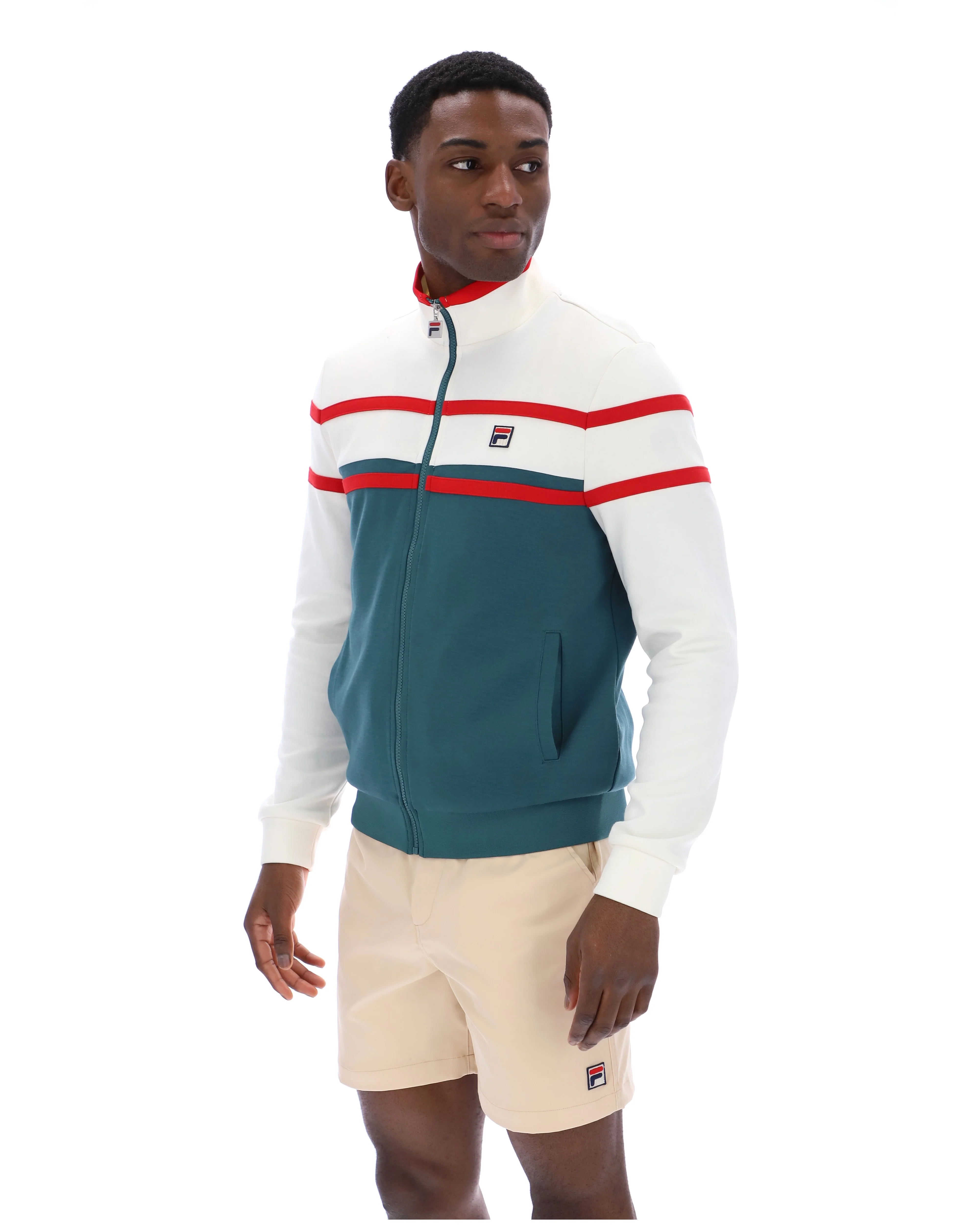 Mediterranea Giovanni Contrast Panels Track Top - Image 3
