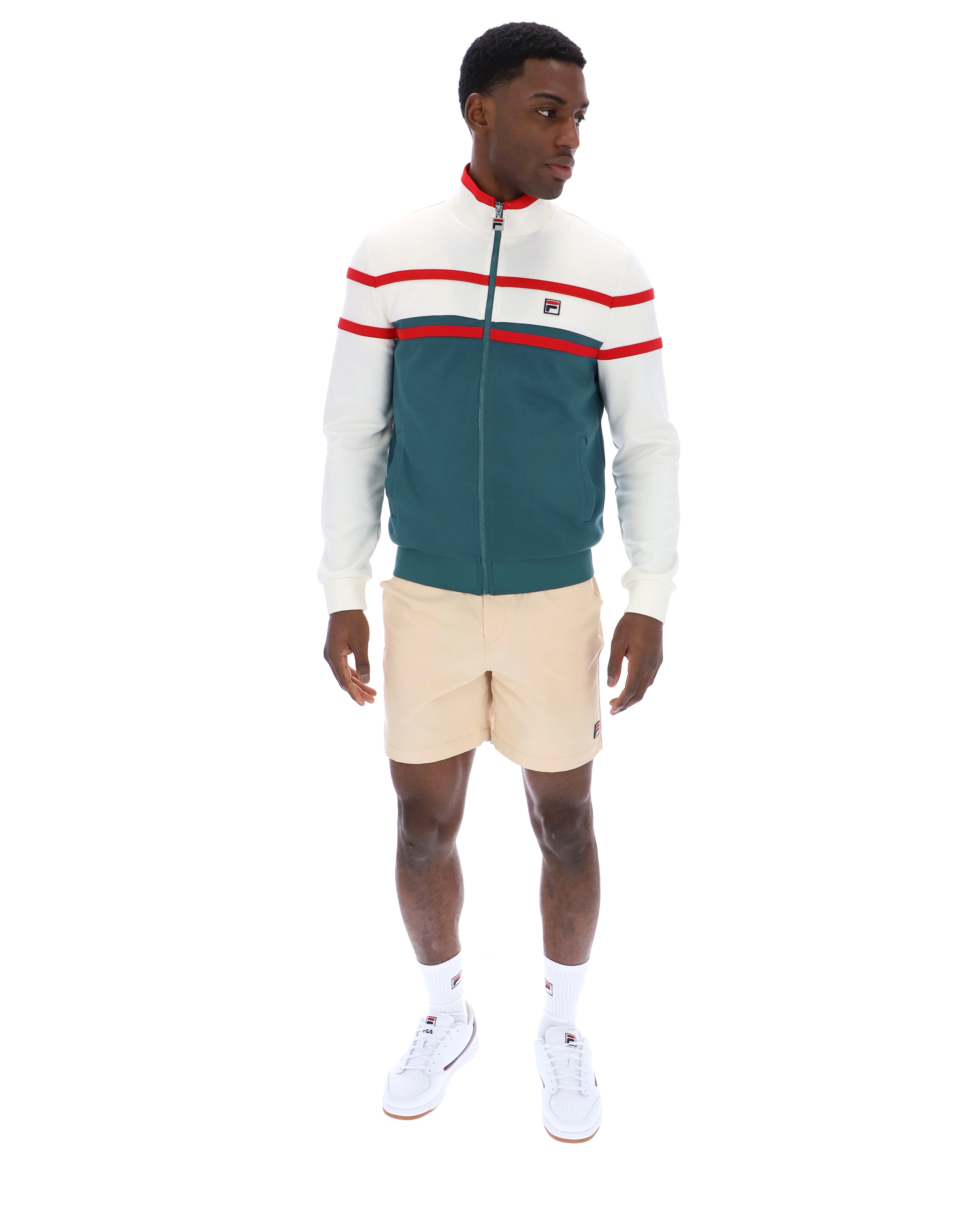 Mediterranea Giovanni Contrast Panels Track Top - Image 6