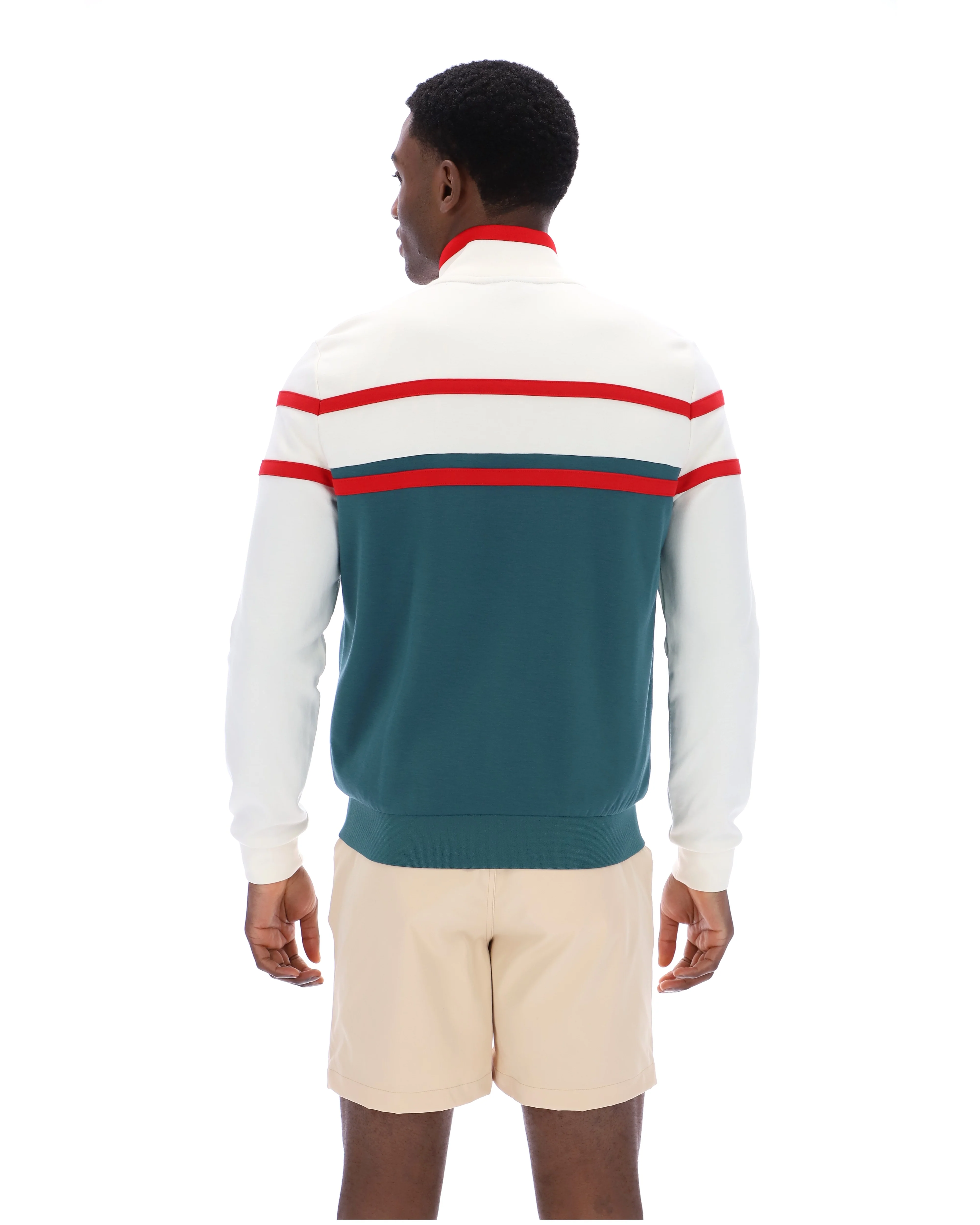 Mediterranea Giovanni Contrast Panels Track Top - Image 8